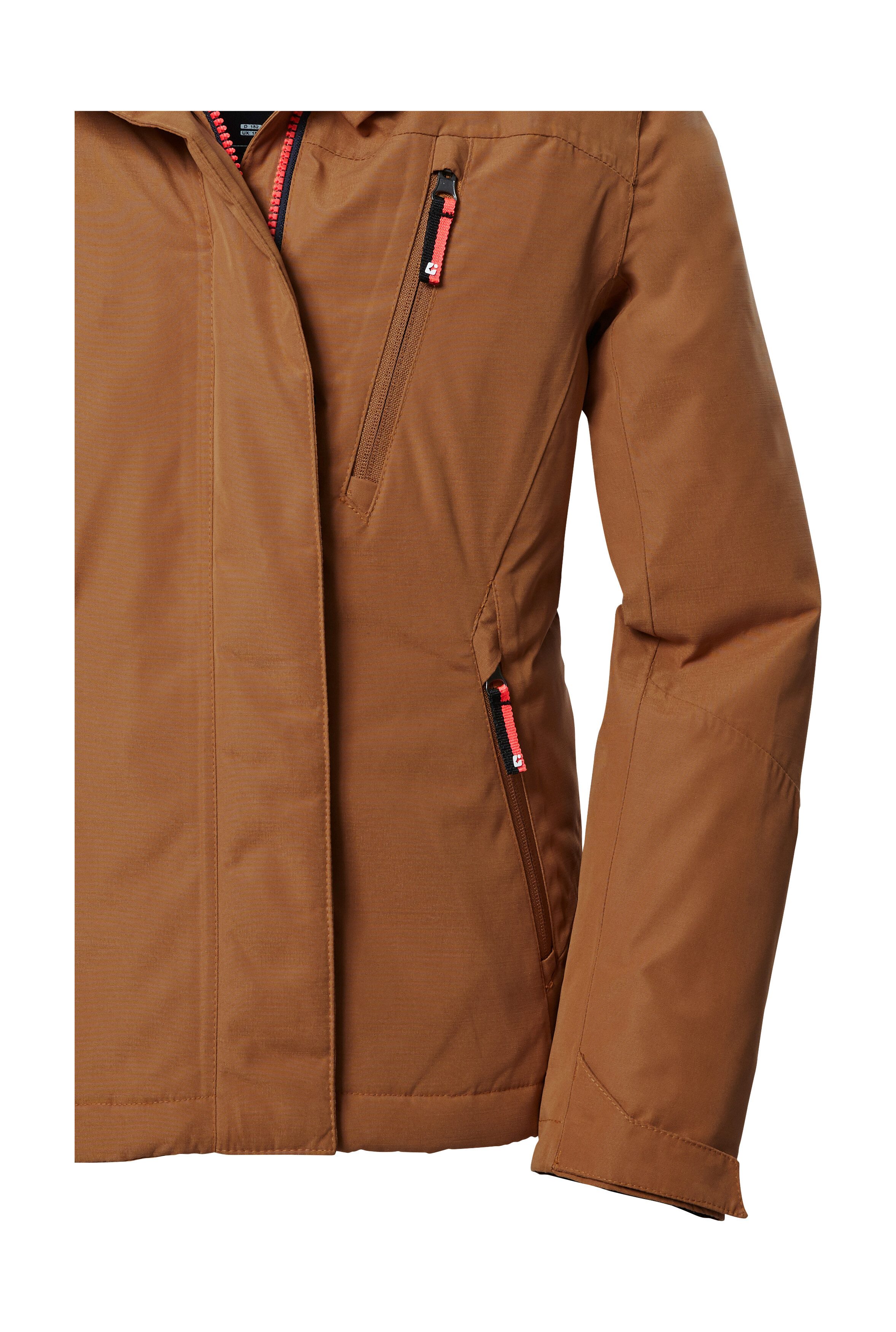 Killtec Funktionsjacke KOW 356 GRLS JCKT Wasserdichte Mädchenjacke mit Kapuze, verstellbare Bündchen – Bild 4 von 5