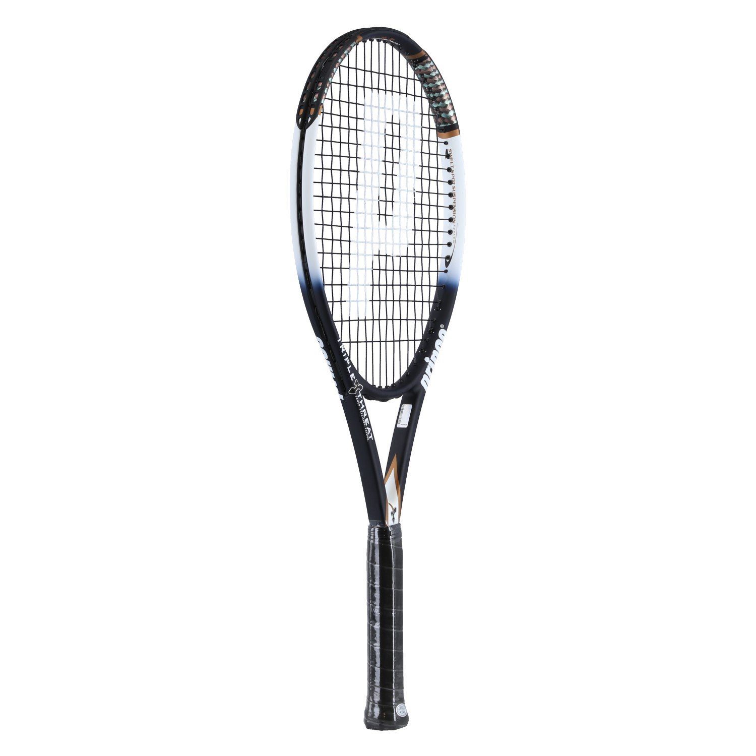 Prince Tennisschläger Bandit 110in/255g/Komfort schwarz/weiss - besaitet