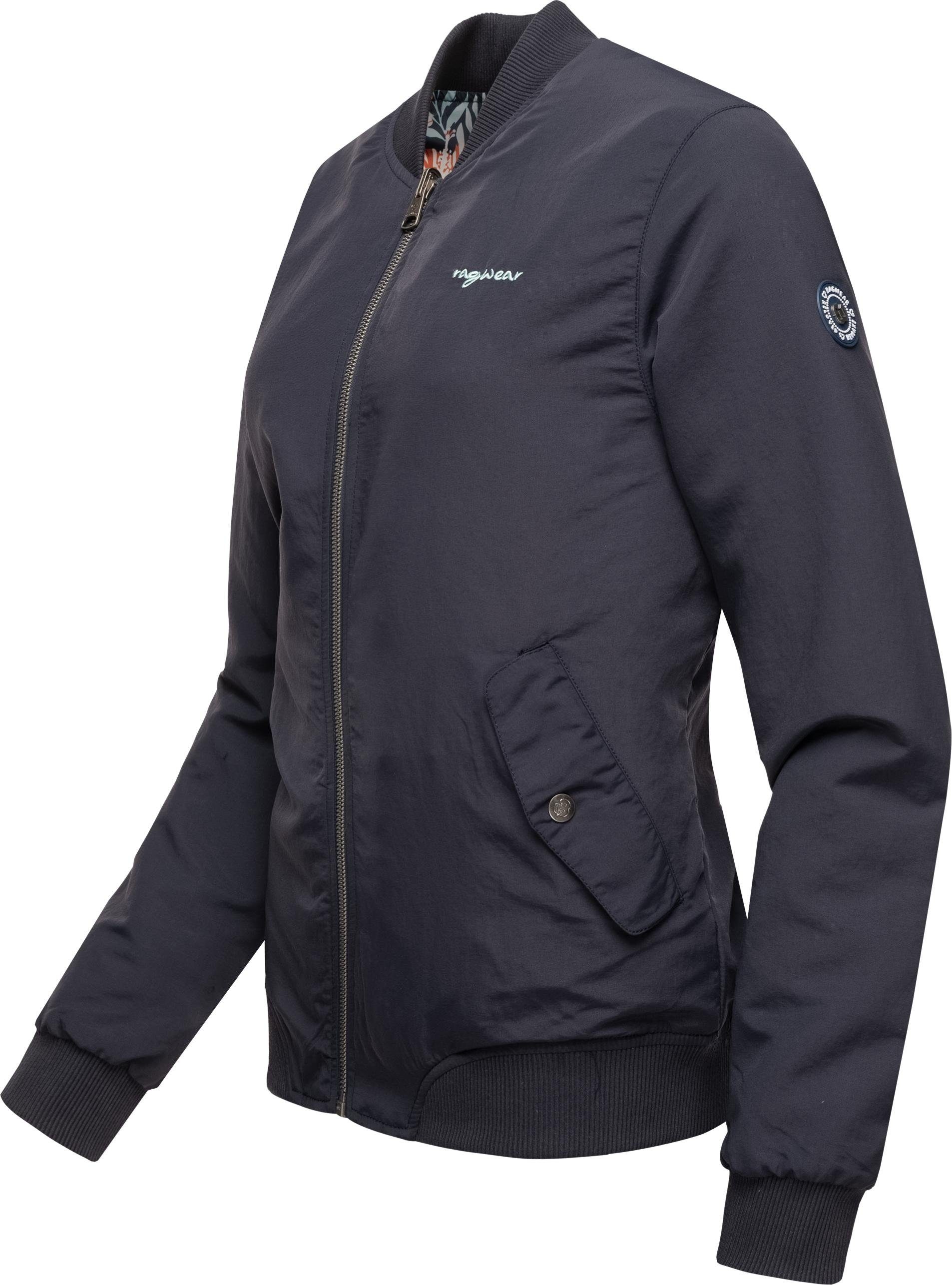 Ragwear Outdoorjacke Joom Remake für Übergang navy stylische den Wendejacke