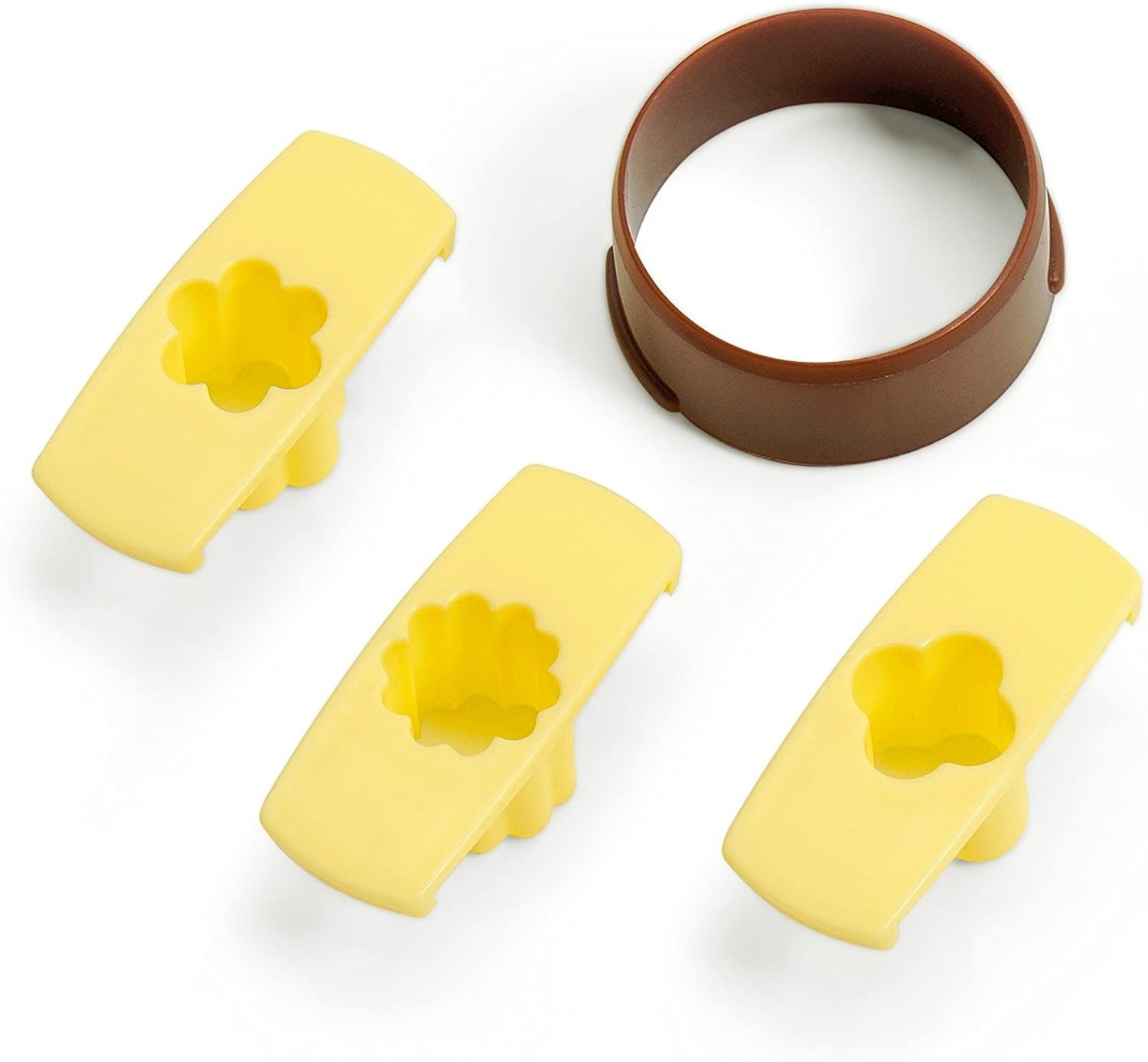 Kaiser Backformen Ausstechform Spitzbub-Ausstecher Set Kreis 4-tlg. aus Edelstahl, 4 Größen, Edelstahl, Rostfrei, leichtes präzises Ausstechen, sichere Handhabung