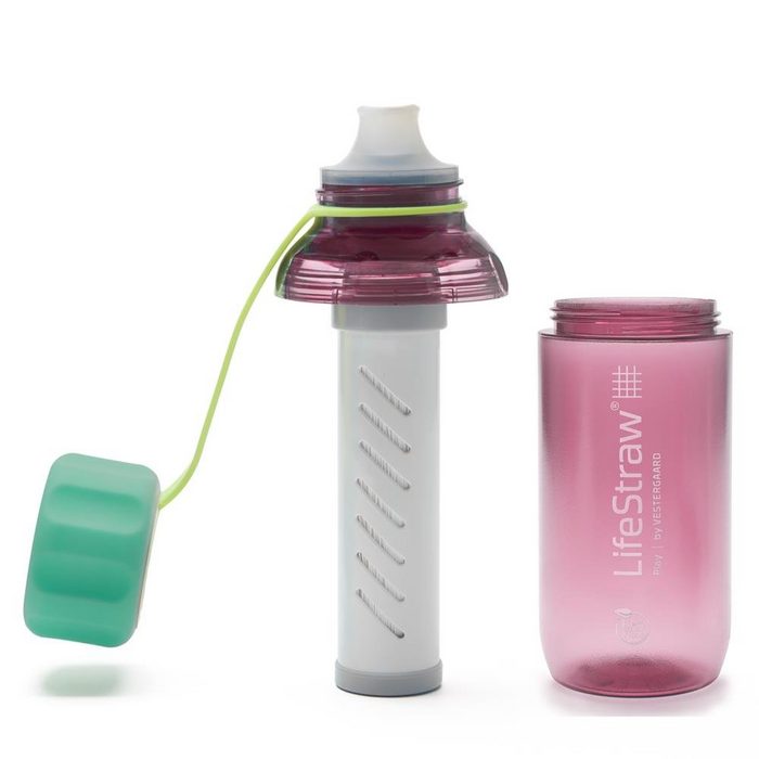 LifeStraw Trinkflasche Play Wasserflasche 300ml Kindertrinkflasche Wasserfilter