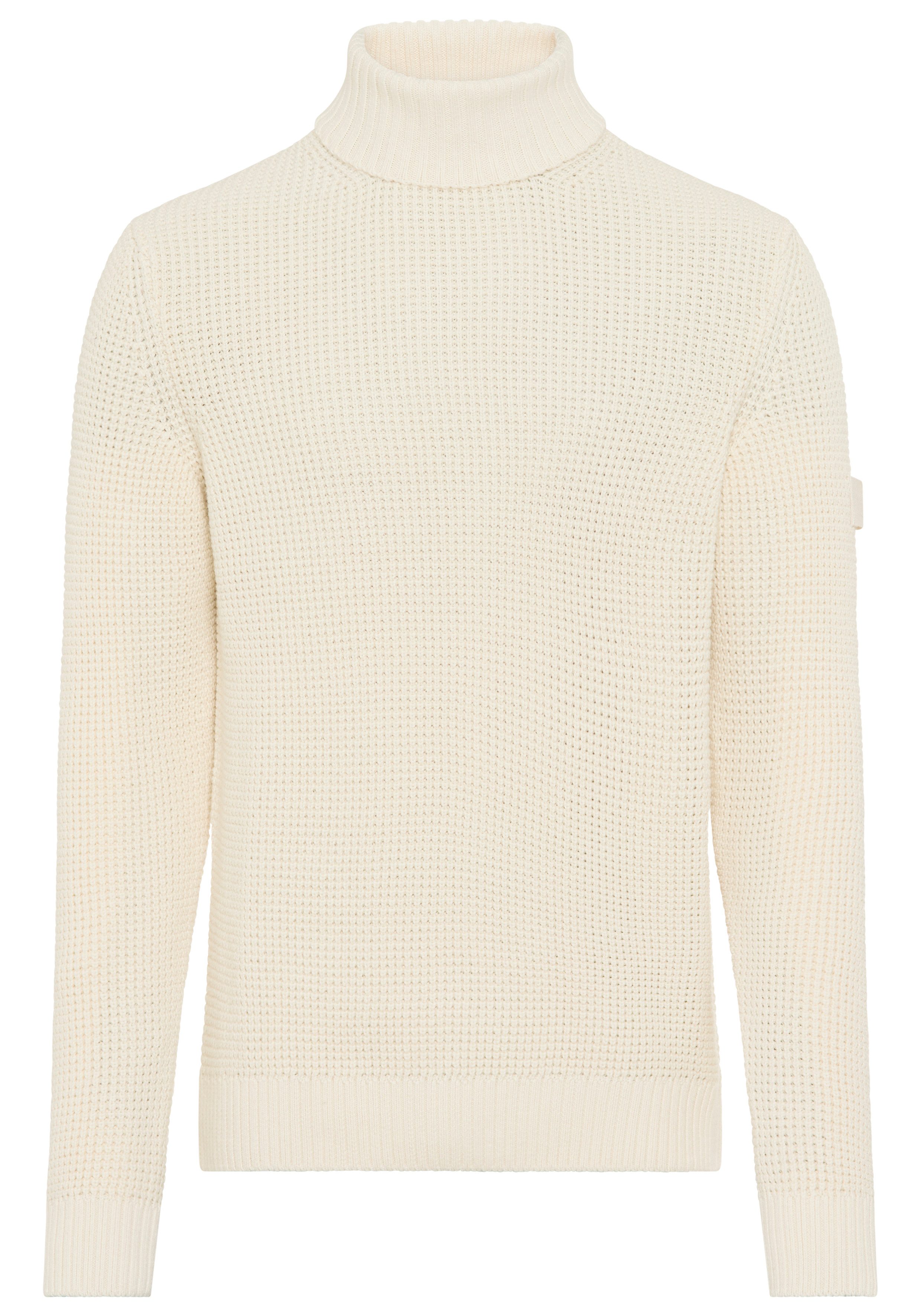 Joop Jeans Rollkragenpullover Hollio feine Struktur, normale Passform