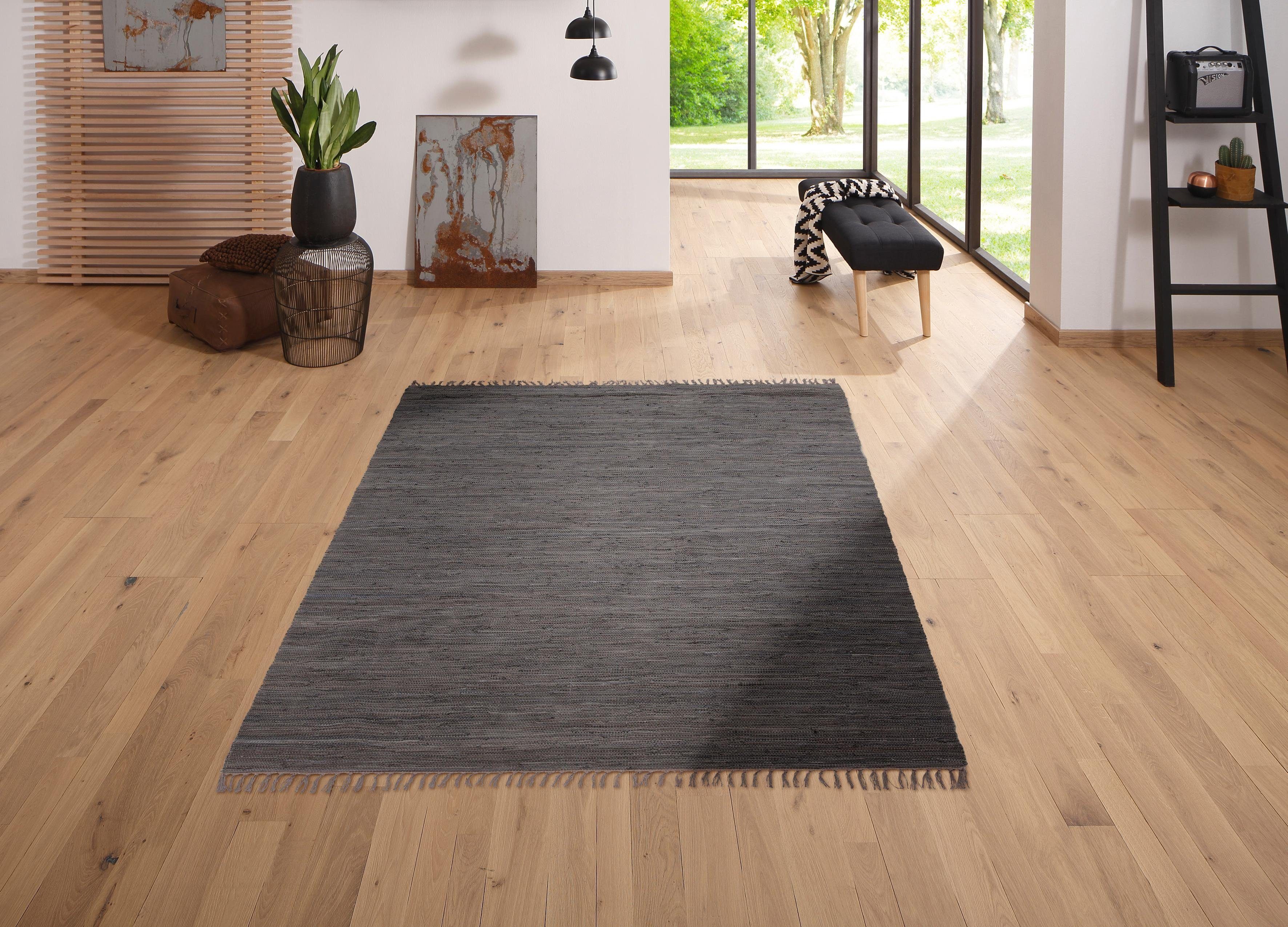my home Teppich Ares, rechteckig, Höhe: günstig online kaufen
