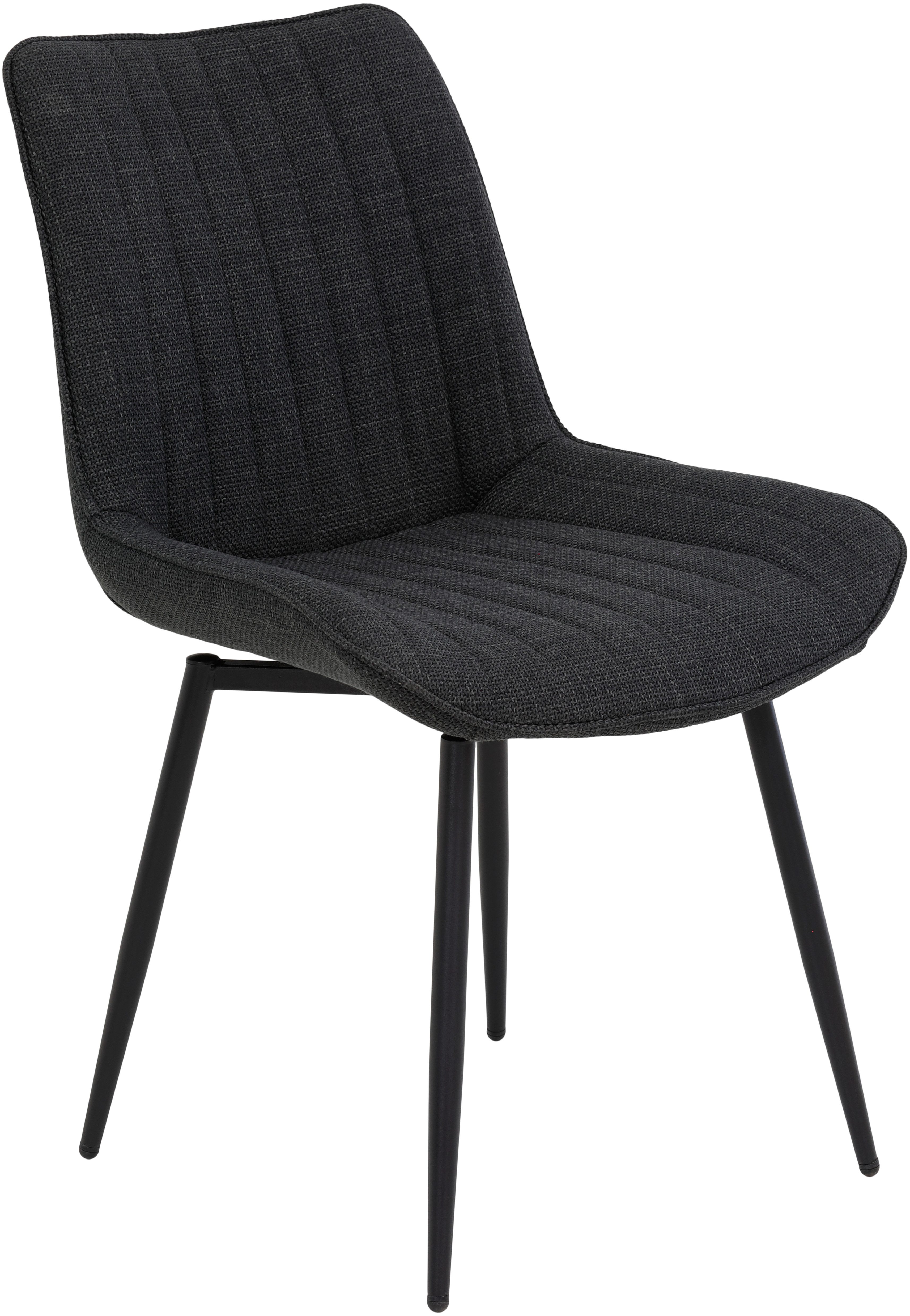 HELA Drehstuhl Vierfußstuhl BERGEN (Set, 4 St), Esszimmerstuhl, XL-Sitzbreite, 360° drehbar