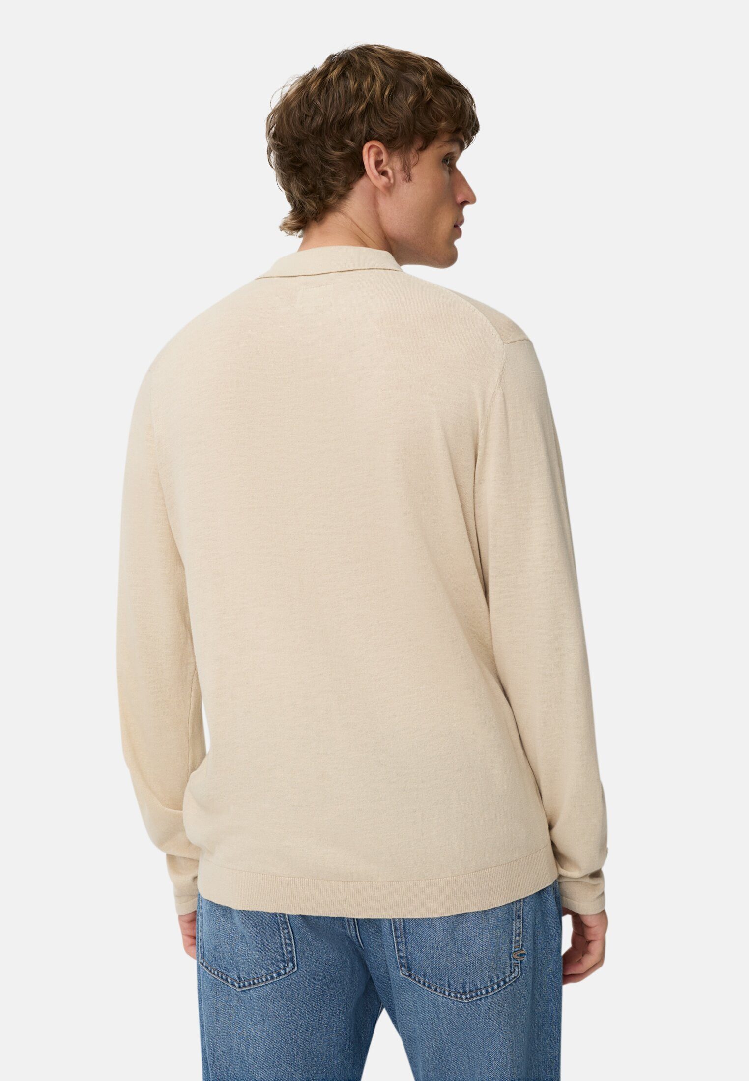 camel active Poloshirt aus reiner Baumwolle Langarm Polo Shirts_Langarm-Pol günstig online kaufen