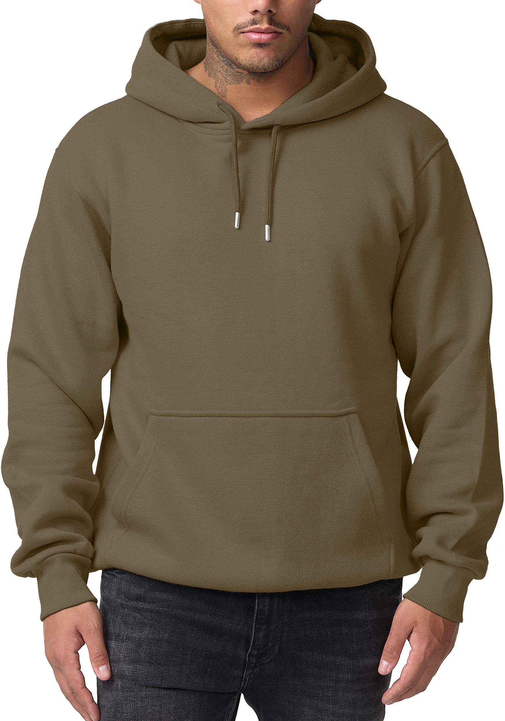 Kapuzensweatshirt Hoodie Herren Kapuzenpullover