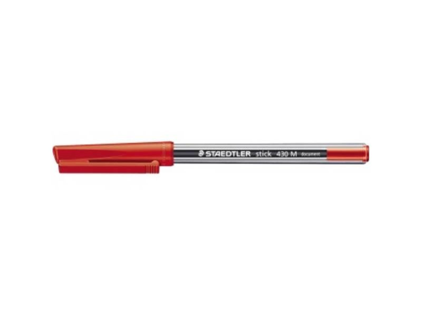STAEDTLER Gelschreiber STAEDTLER Kugelschreiber stick 430 M-2 rot