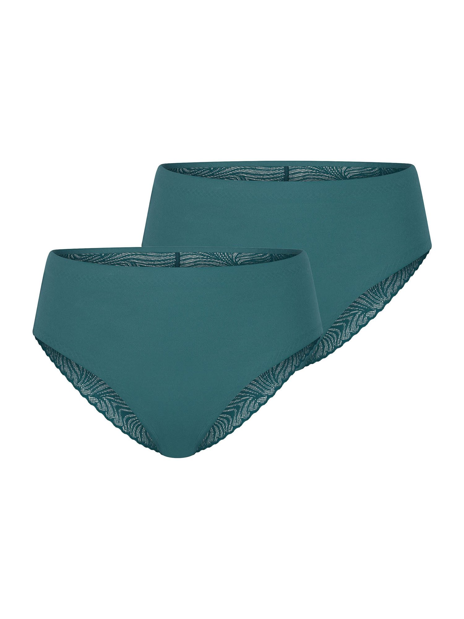 Schiesser Tai-Slip Invisible Soft Lace (2-St) Taillenslip, Hüftslip, Brasil Slip