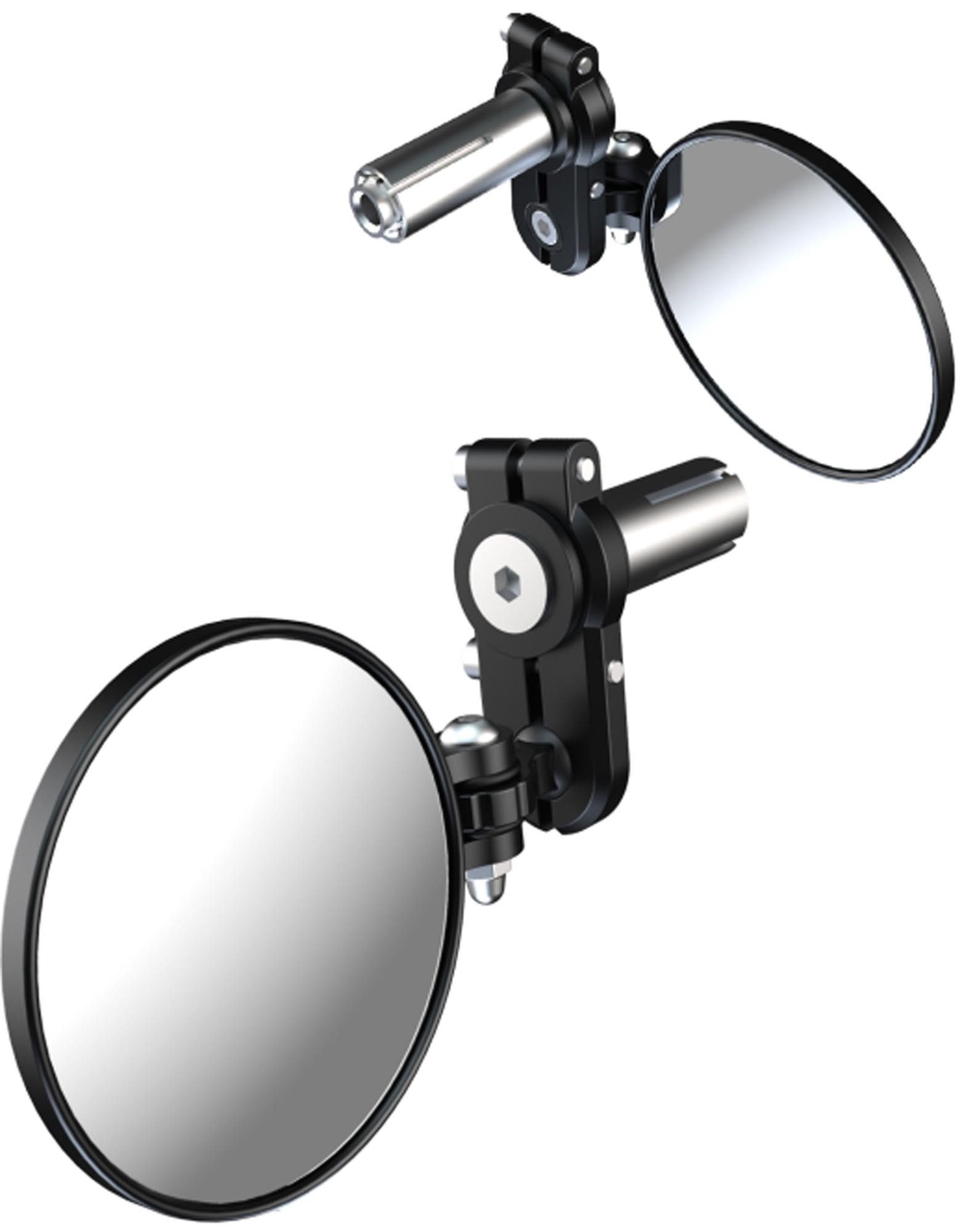 OXFORD Motorradspiegel Klappbare Lenkerendenspiegel Set, robust