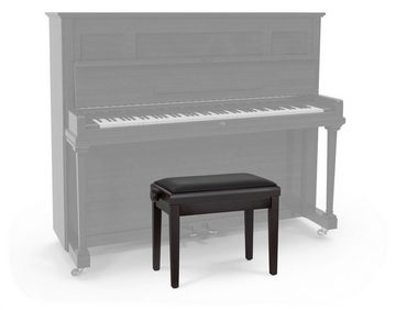 Classic Cantabile Klavierbank Pianobank Modell A - Höhenverstellbar von 48 - 58 cm (Hochwertiger Klavierhocker, 1-St., abnehmbare Sitzfläche: 53 x 30,5 cm), 2-fache Kreuz-Mechanik