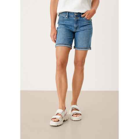 s.Oliver Jeansshorts Jeans-Shorts Betsy / Slim Fit / Mid Rise / Slim Leg Waschung