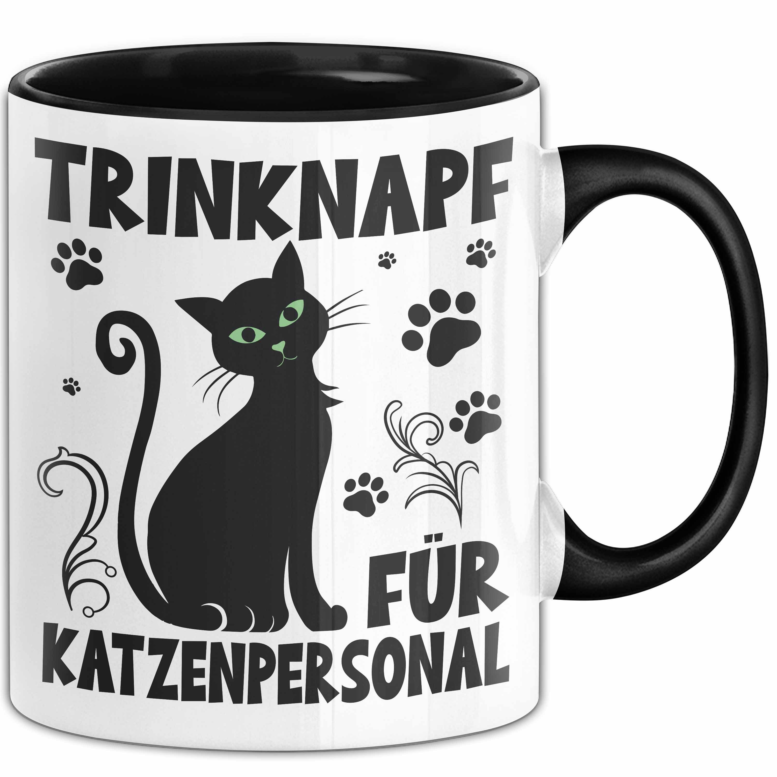 Trendation Tasse Katzen-Liebhaberin Tasse Geschenk Trinknapf Für Katzenpersonal Gesch