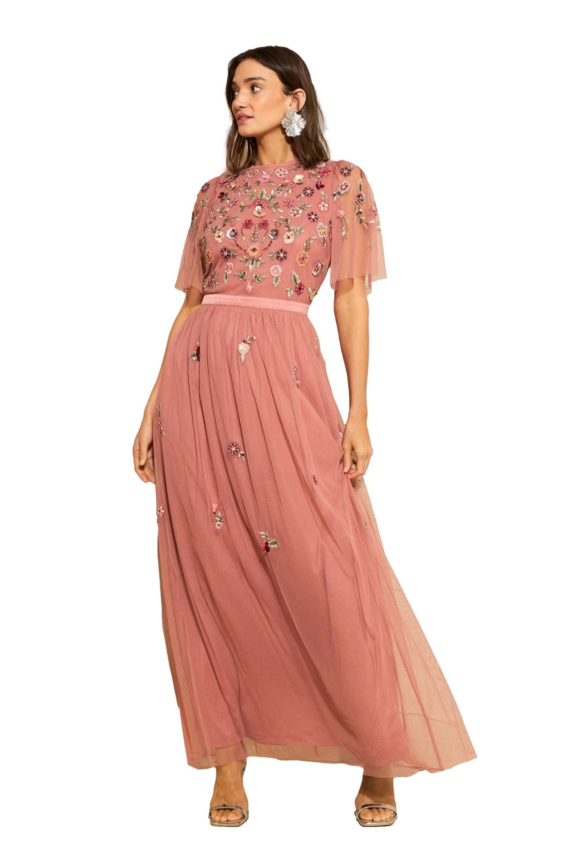 Love & Roses Maxikleid Love & Roses Maxikleid für Brautjungfern, Regular (1-tlg)