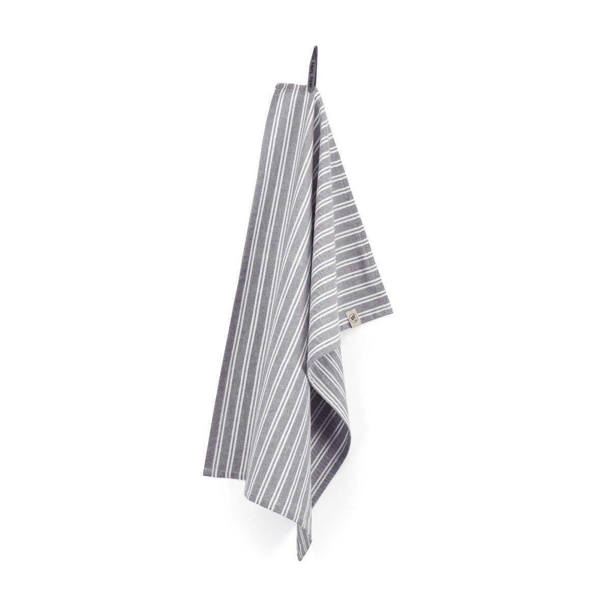 Walra Geschirrtuch Geschirrhandtuch Dry with Stripes Off Black - 50x70 cm, aus 100% Baumwolle, Premium-Qualität - Vielfältig einsetzbares