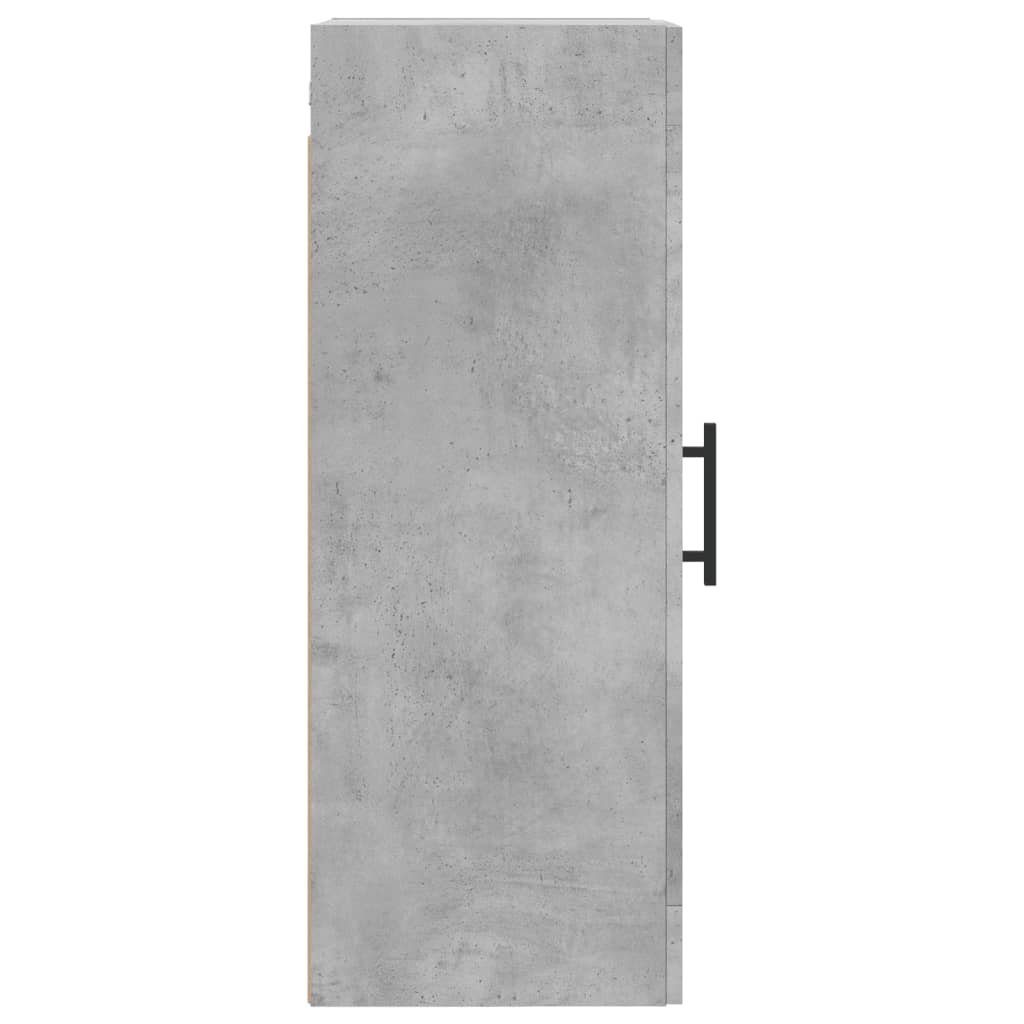 St) cm (1 Sideboard Holzwerkstoff Wandschrank Betongrau vidaXL 34,5x34x90