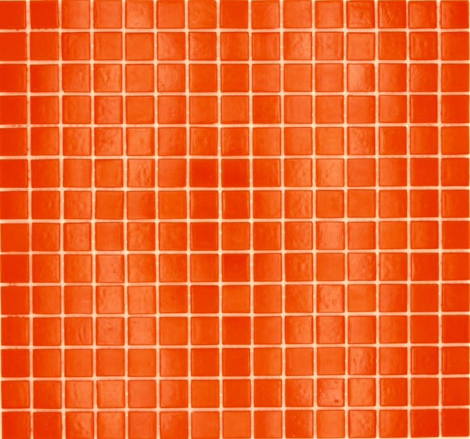 Mosani Mosaikfliesen Glasmosaik Mosaikfliesen hell rot glänzend / 10 Mosaikmatten