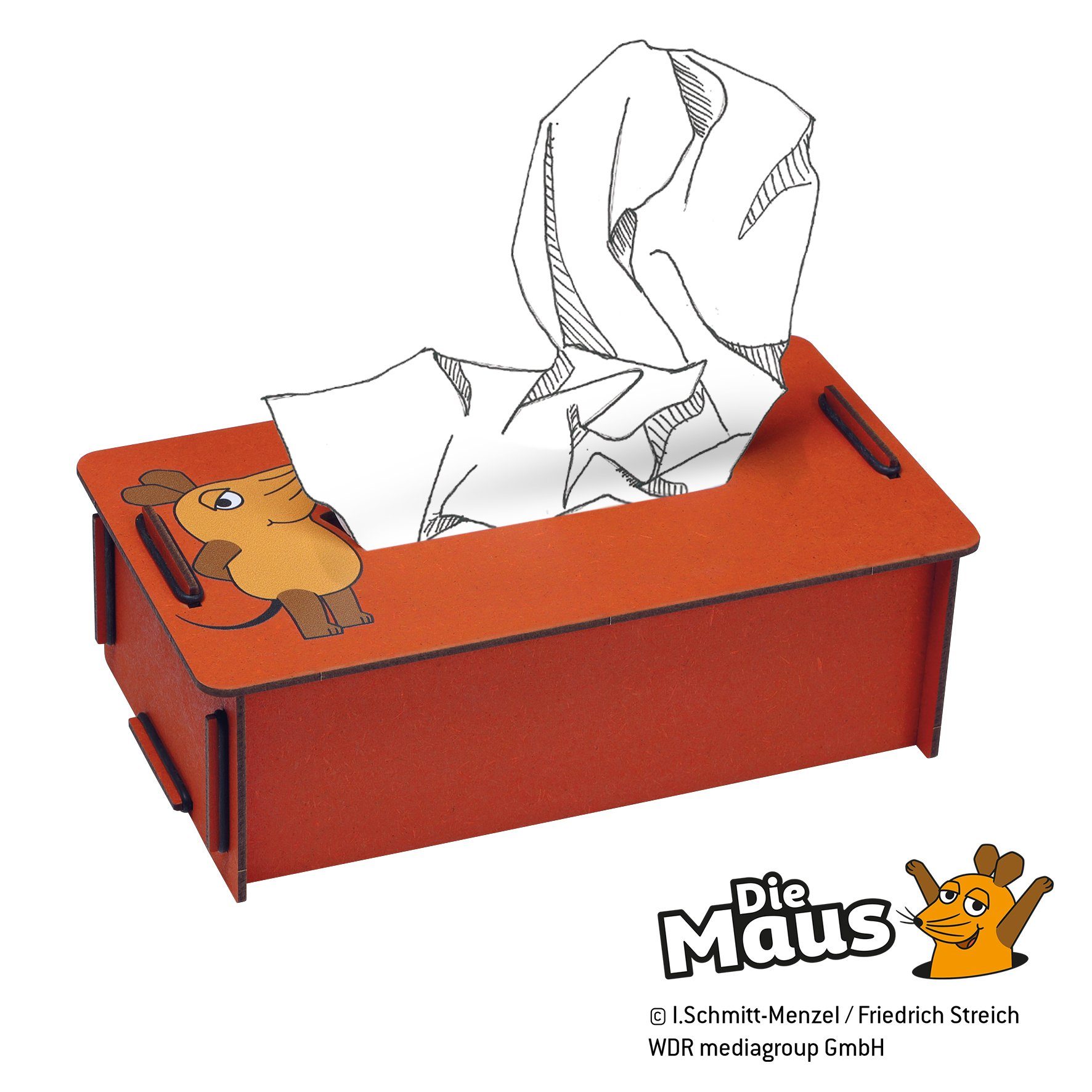 WERKHAUS® Papiertuchbox Werkhaus Tissuebox Tücherbox die Maus von der Serie PP9831