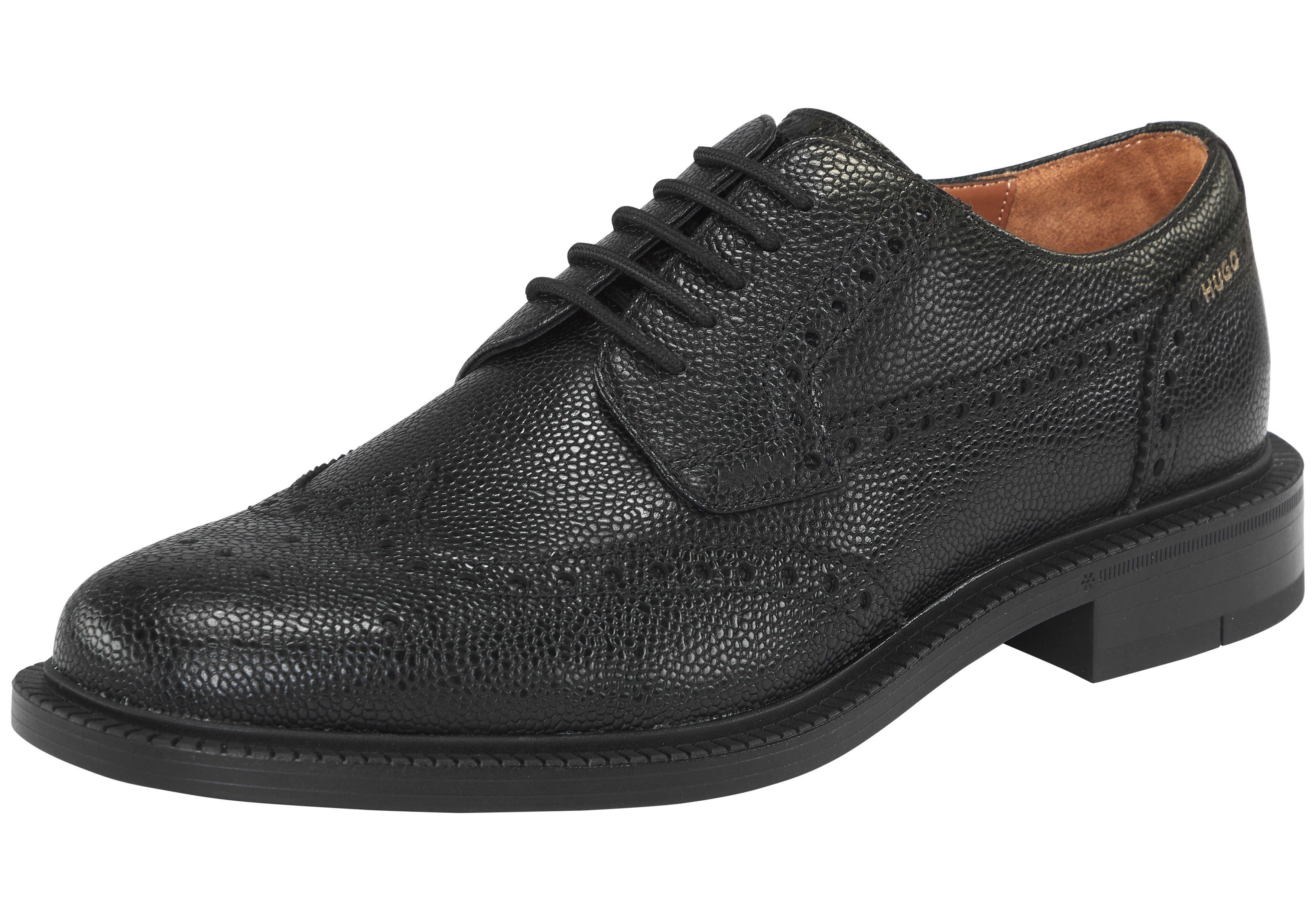 HUGO Lysander Budapester Anzugschuh, Festtagsschuh, Business-Schnürschuh in elegantem Look