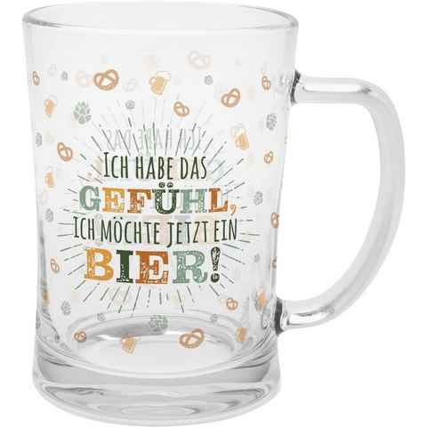 Sheepworld Bierglas Sheepworld Bierglas 0,6L Glas Geschenk Auswahl Motiv Auswahl: Gefühl, Material: Glas