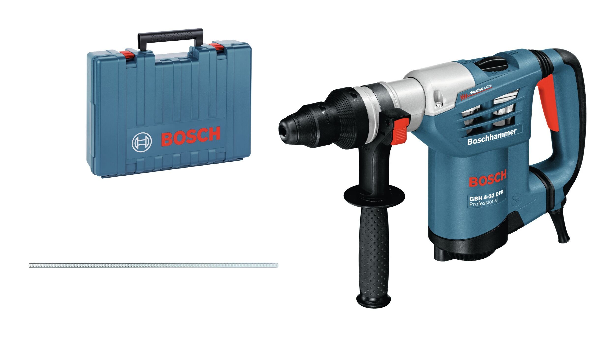 Bosch Professional Bohrhammer GBH 4-32 DFR, 230 V, max. 800 U/min, Mit SDS plus - im Handwerkerkoffer