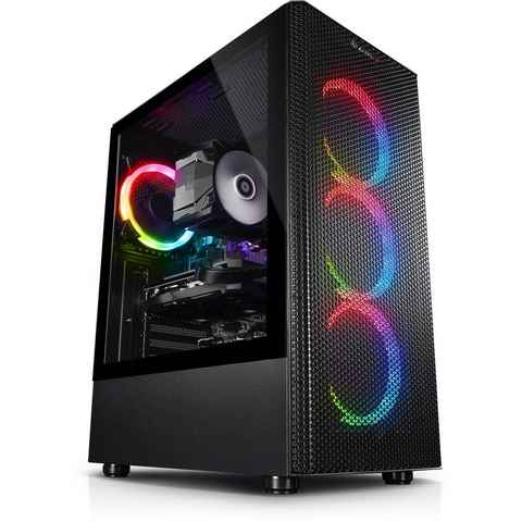 Kiebel Speed V Gaming-PC (AMD Ryzen 7 AMD Ryzen 7 5700X, RTX 3060, 16 GB RAM, 1000 GB SSD, Luftkühlung, ARGB-Beleuchtung, WLAN)