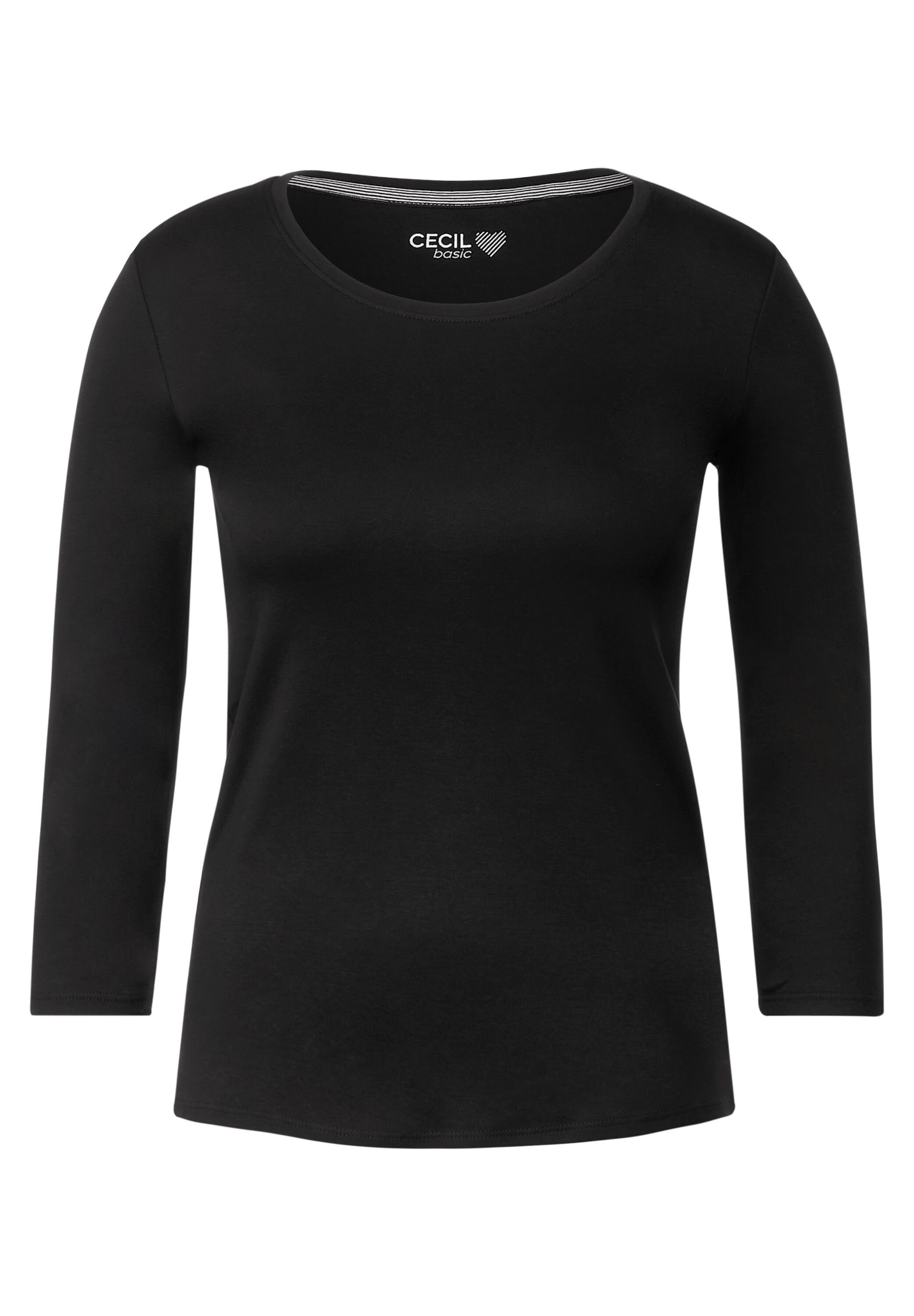 Cecil 3/4-Arm-Shirt aus reiner Baumwolle