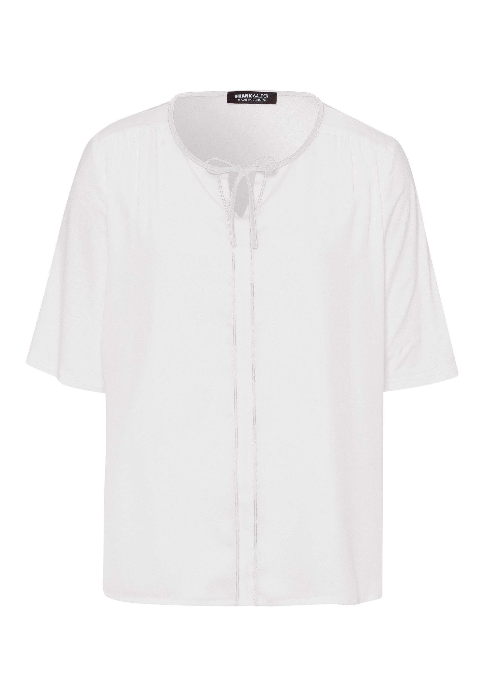 Blusenshirt im Materialmix