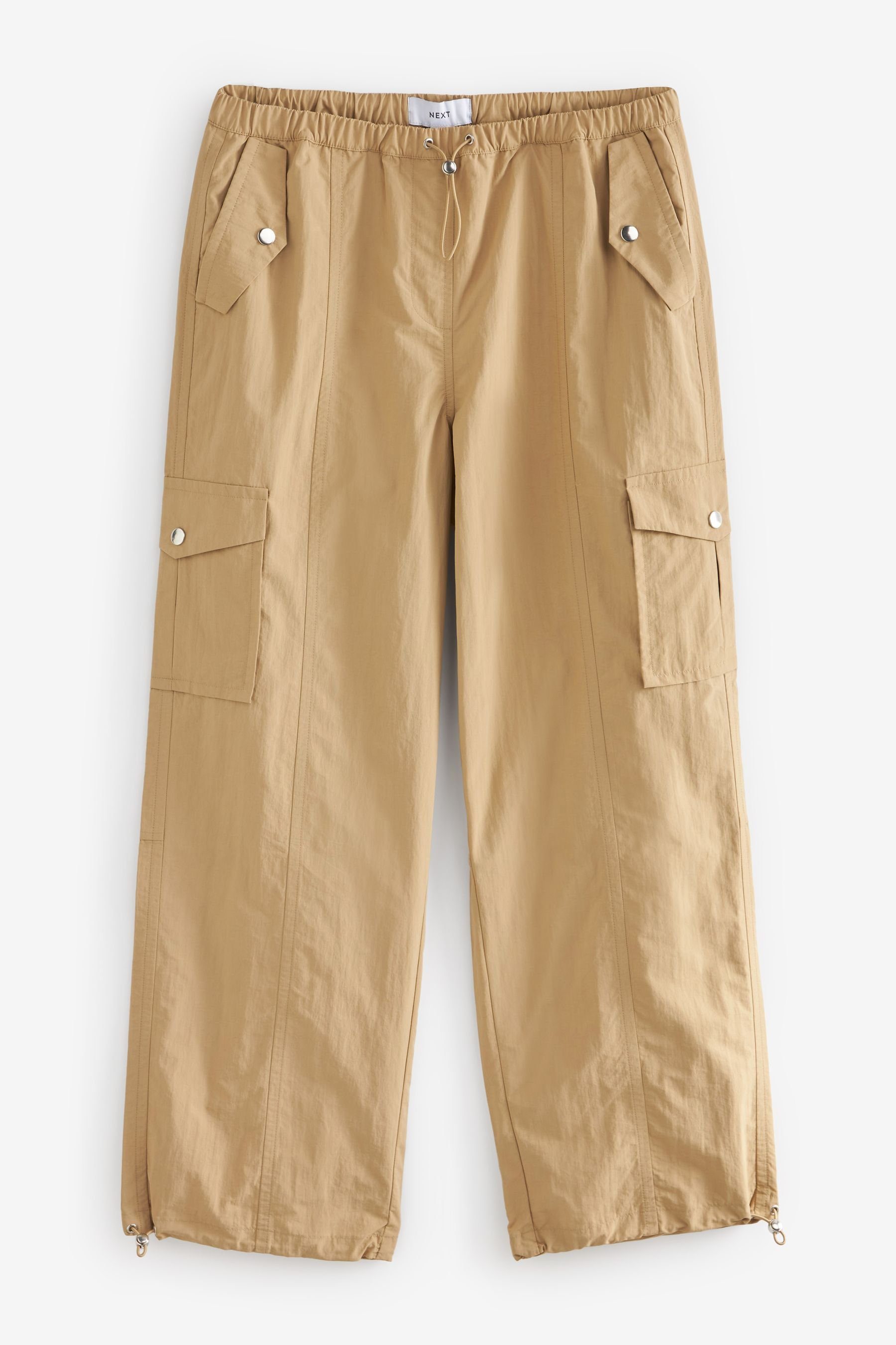 Next Cargohose Fallschirm-Schlupfhose im Cargostil (1-tlg) Camel Brown