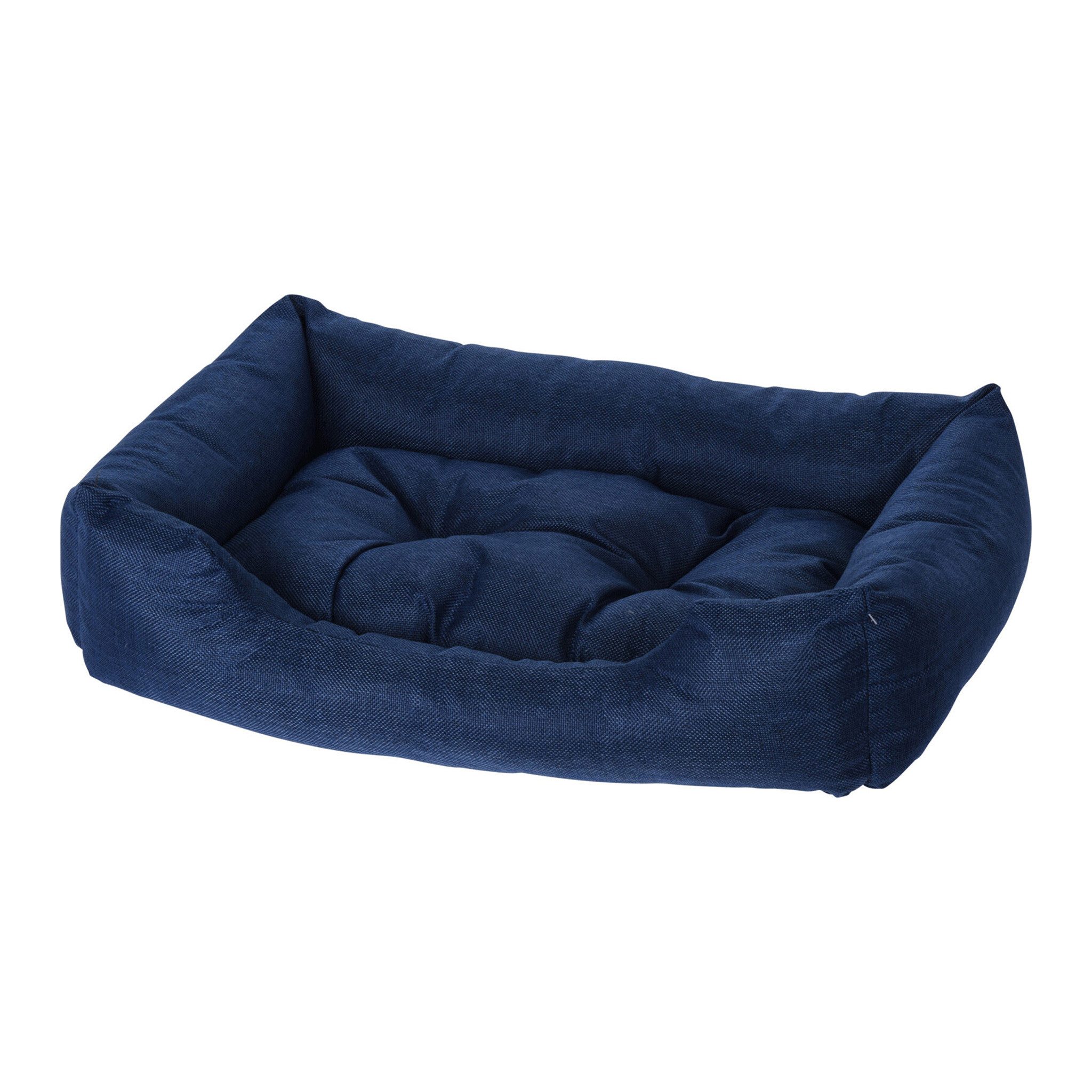 PETS Collection Hundekorb, Haustierbett 61x45x12cm rechteckig 1 Stück Blau / Grau sortiert