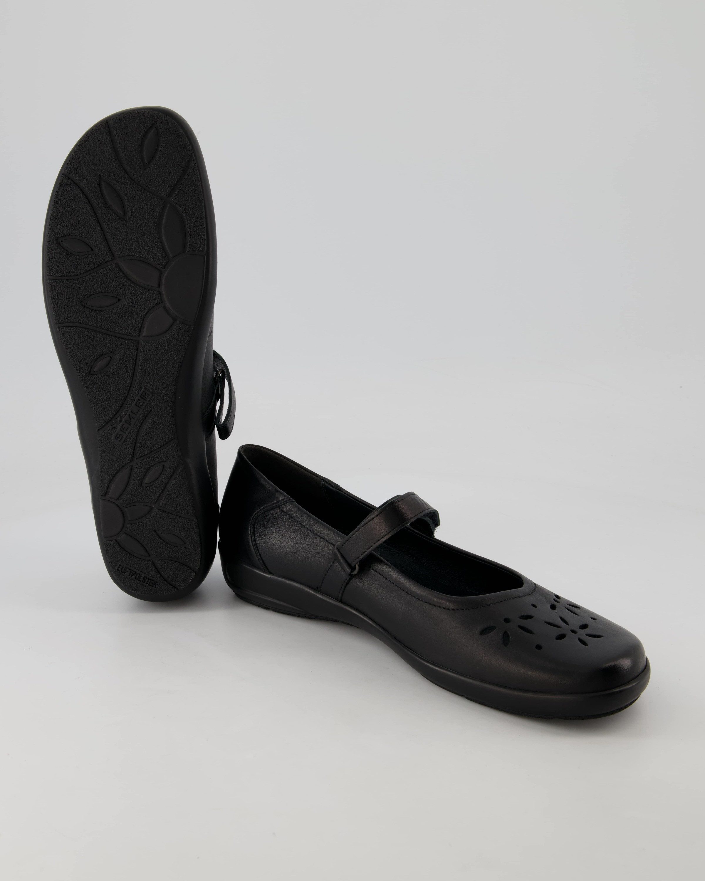 Semler Flora Slipper Obermaterial: Leder