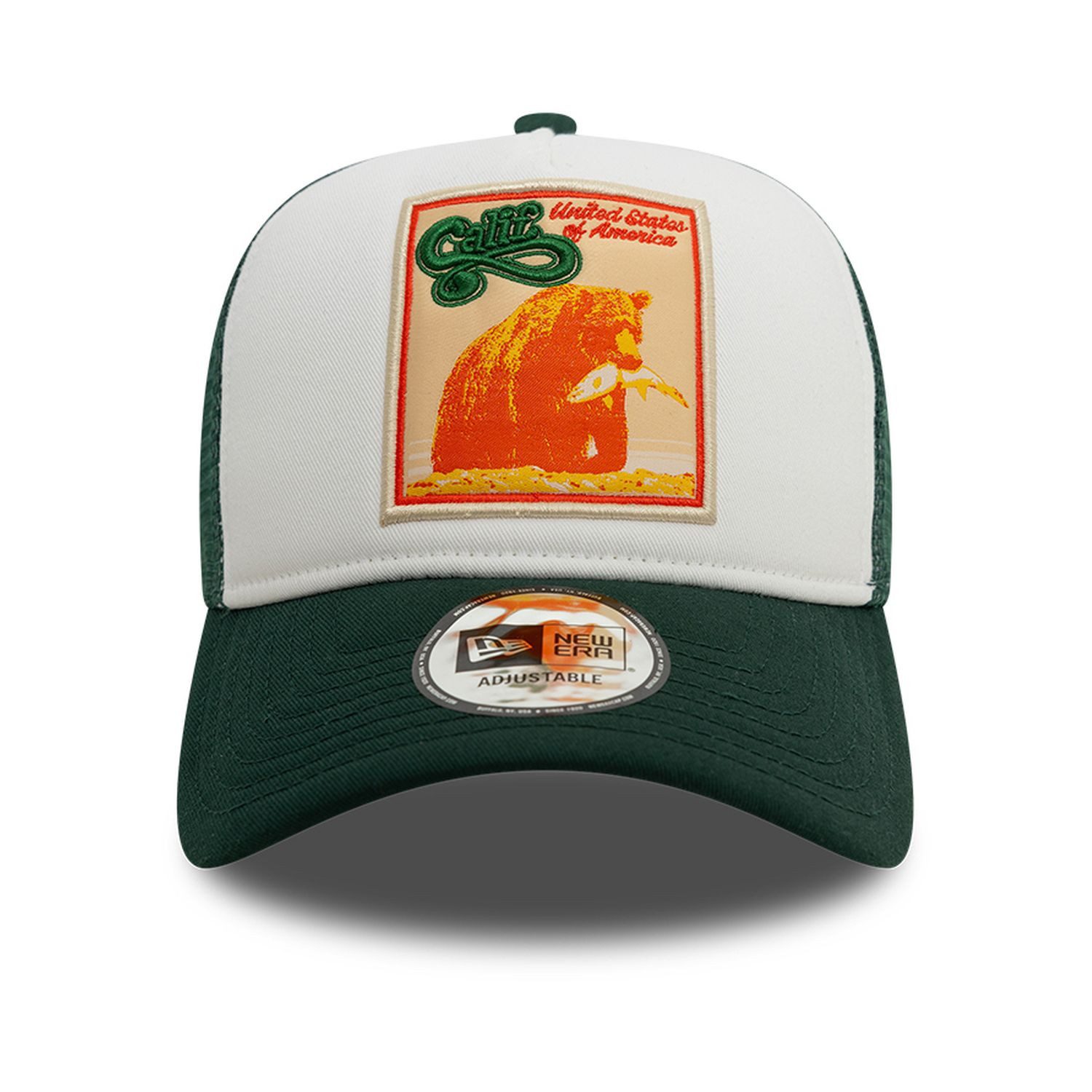 New Era Trucker Cap AFrame Trucker CALIFORNIA PATCH