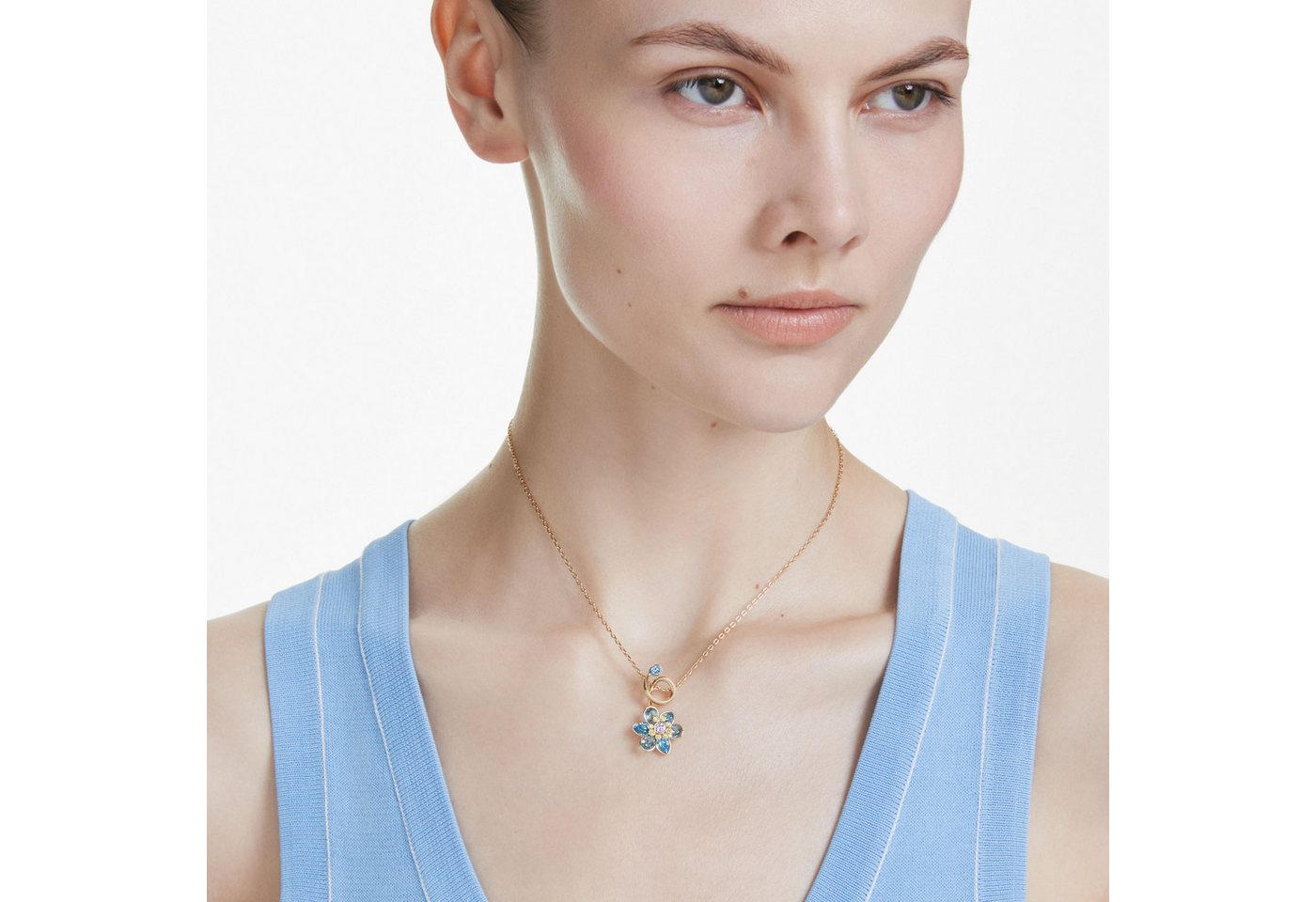 Swarovski Collier silberfarben... Swarovski Collier silberfarben...