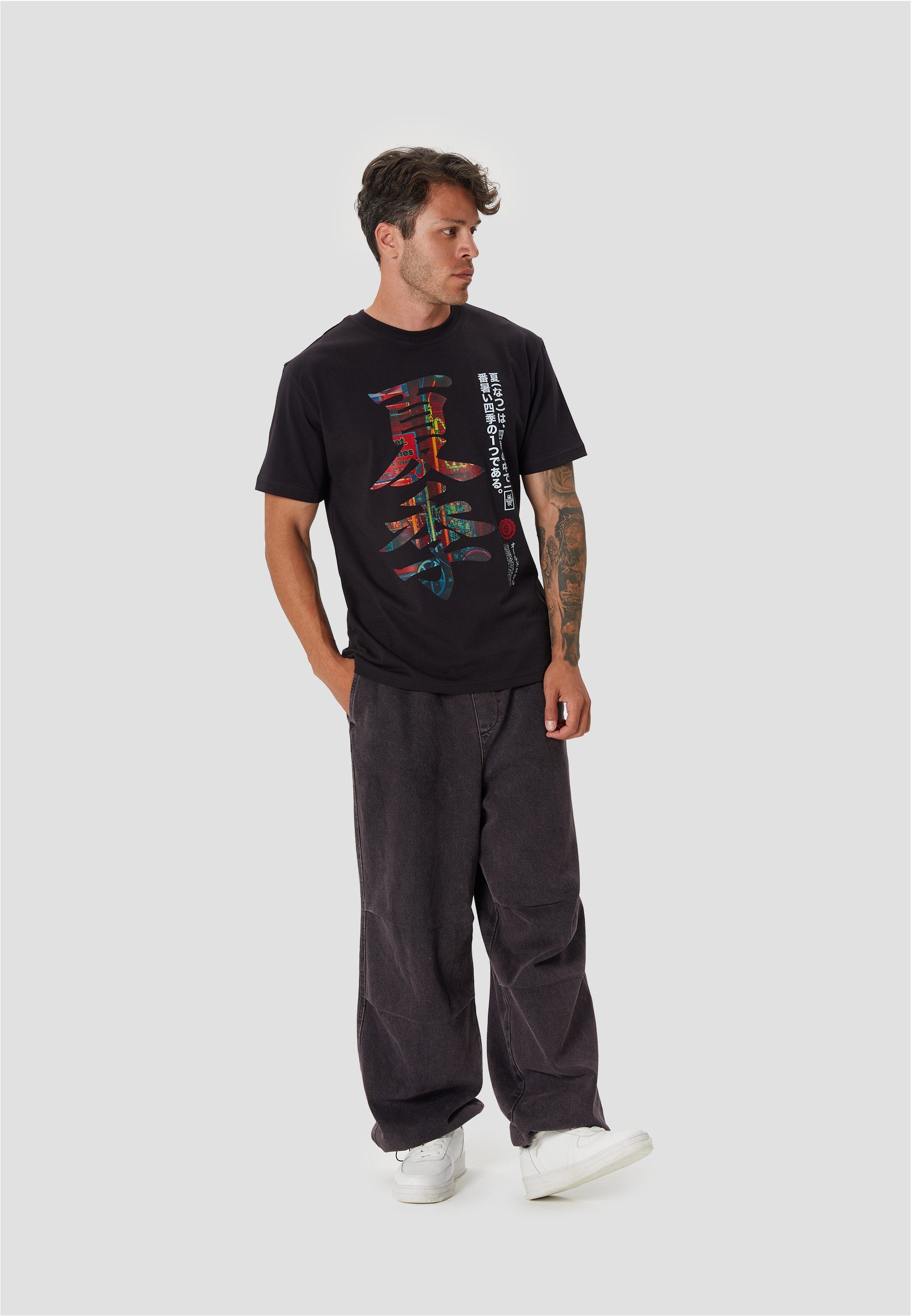 Oldskull T-Shirt Asian Kanji Street (1-tlg) günstig online kaufen