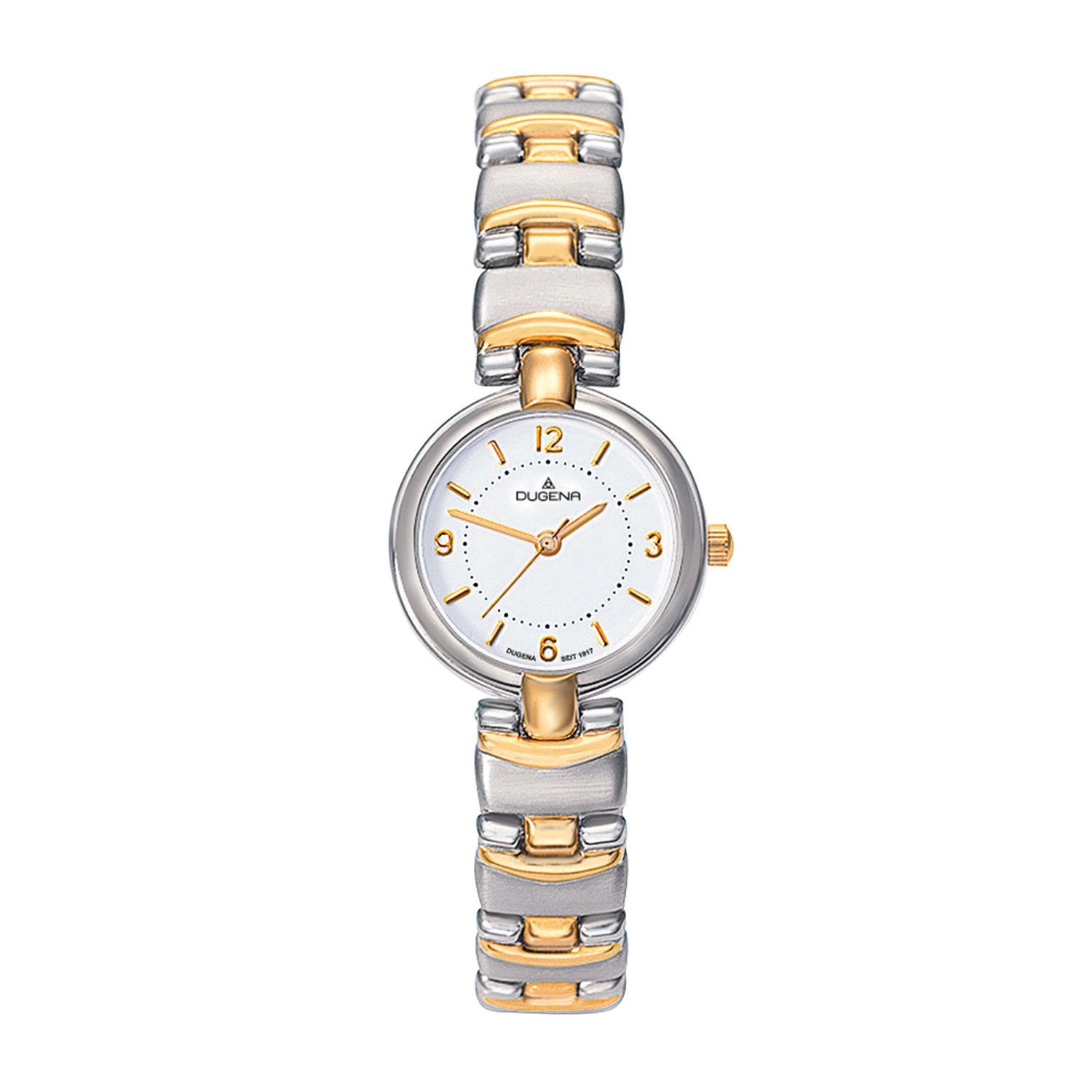 Dugena Quarzuhr Damen-Armbanduhr Schmuckband, Quarz, Edelstahl, günstig online kaufen