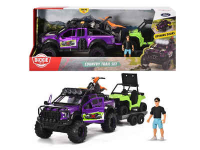 SIMBA Spielzeug-Auto Dickie Toys - 3-in-1 Spielzeugauto Country Trail Set - Ford Raptor Geländewagen