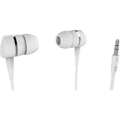 Vivanco Vivanco SOLIDSOUND WHITE In Ear Kopfhörer kabelgebunden Weiß Kopfhörer