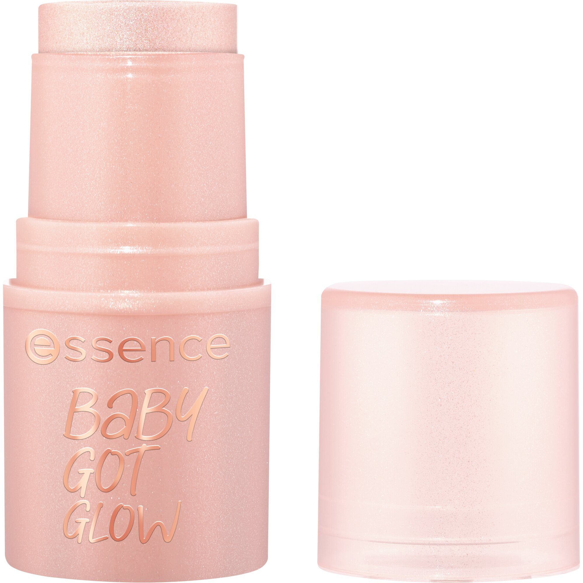 Essence Highlighter BABY GOT GLOW highlighter stick, 3-tlg., 3-tlg., Balm-Textur, aufhellend, leichte Deckkraft, alle Hauttypen