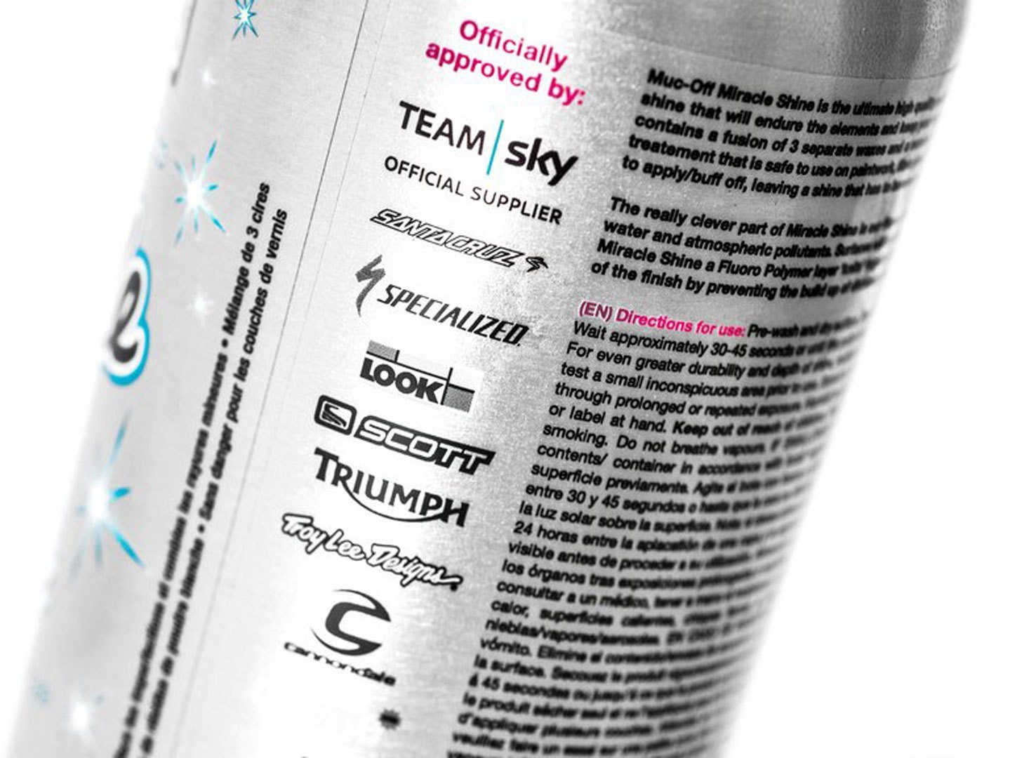 Muc-Off Miracle 500ml Glanzspray Mikrofasertuch