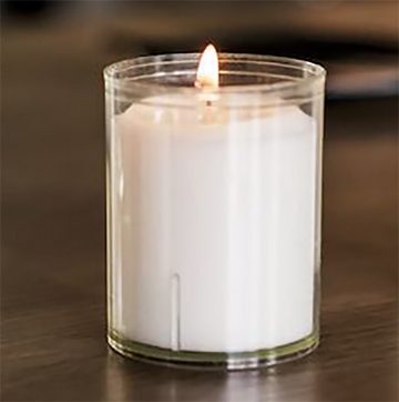 Spaas Teelicht 24x Refill Kerzen 24 Stunden Brenndauer SPAAS® In/Outdoor Kerze Gastro (24-tlg), Mit RAL-Gütezeichen