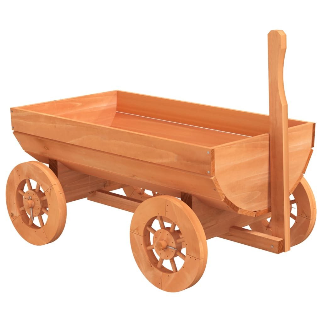 Schubkarre Deko-Wagen 70x43x54 cm Massivholz Tanne