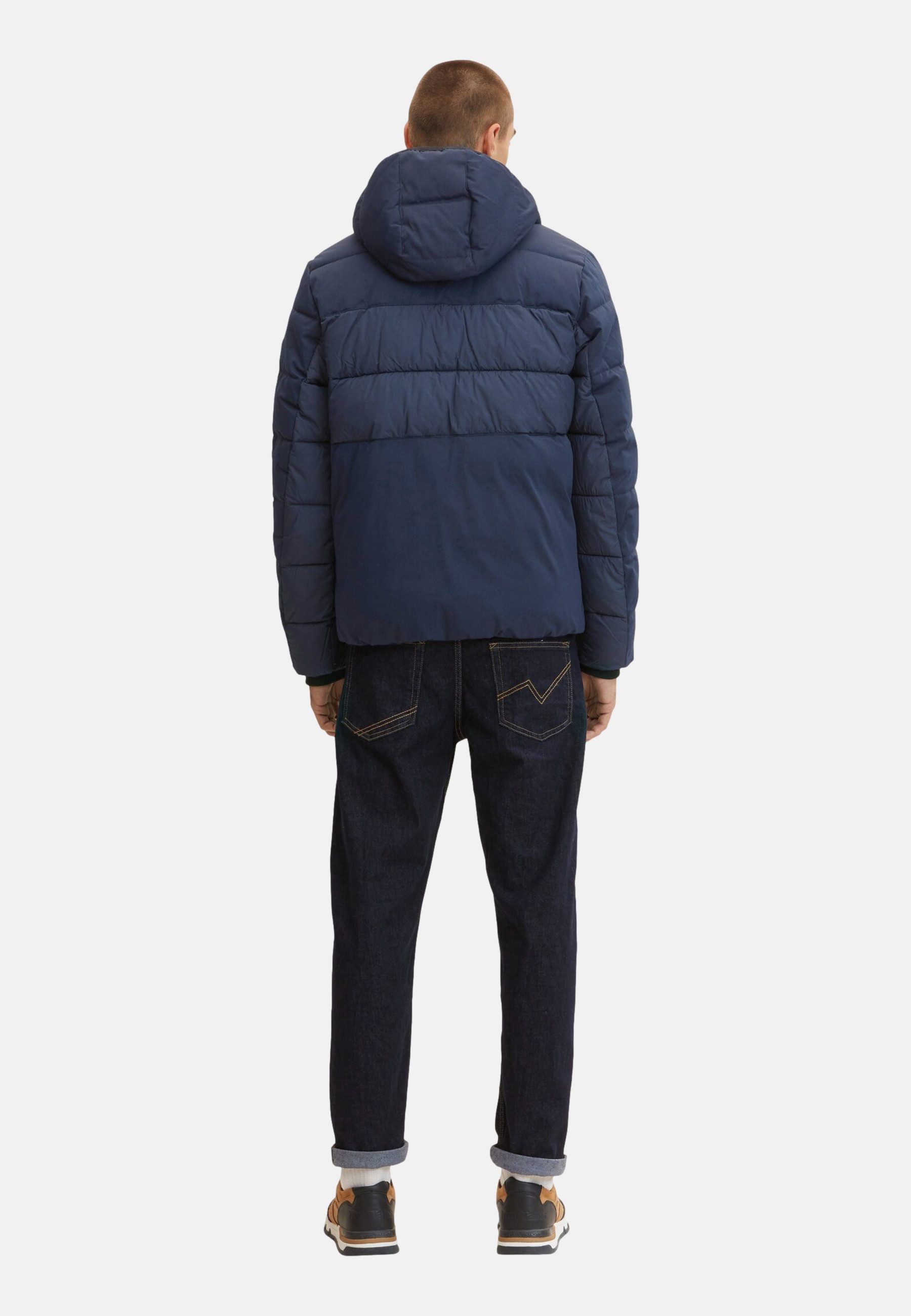 TOM TAILOR Steppjacke Jacke Steppjacke mit abnehmbarer Kapuze (1-St)