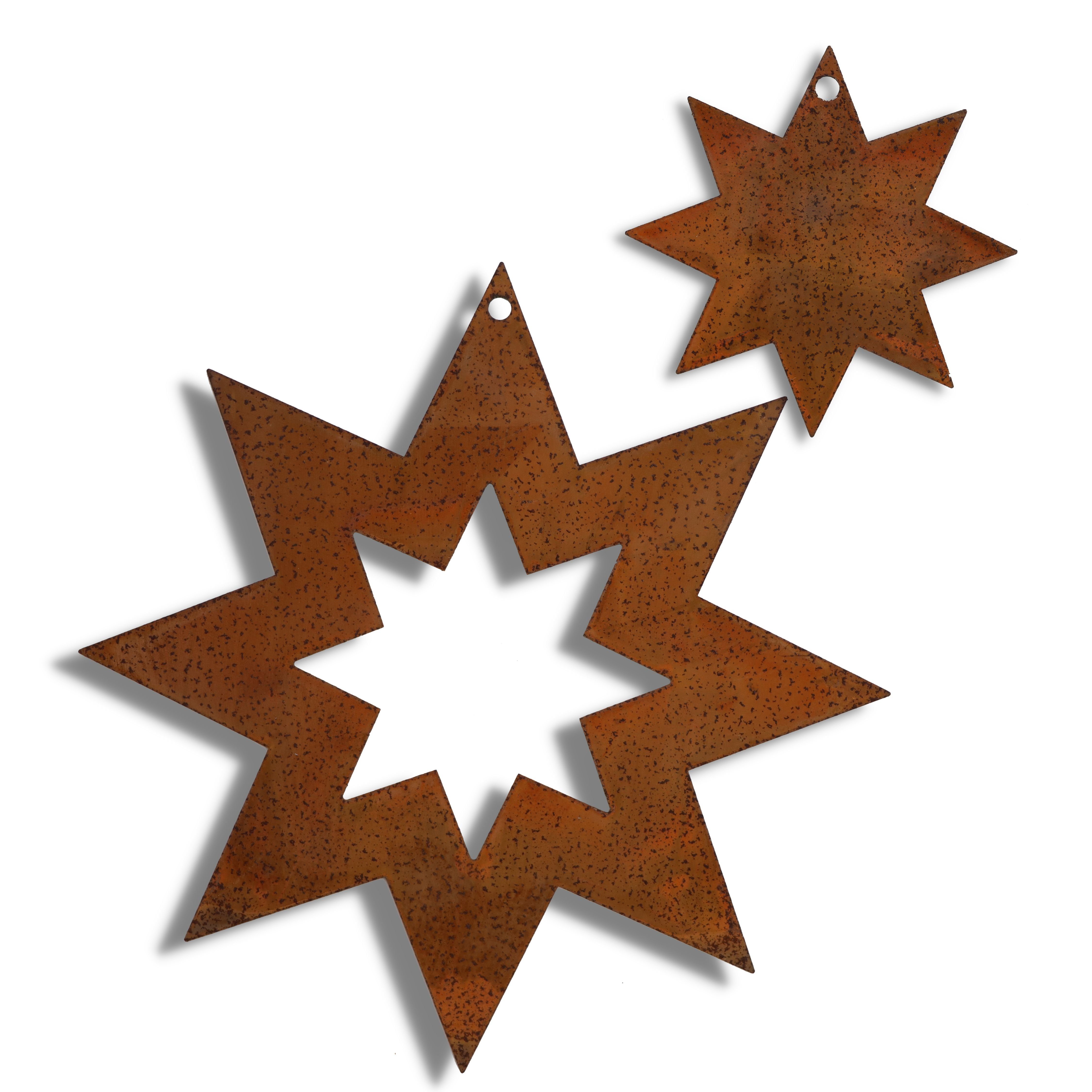 Dekostern Weihnachtsdeko Stern Hängedeko oder Gartenstecker