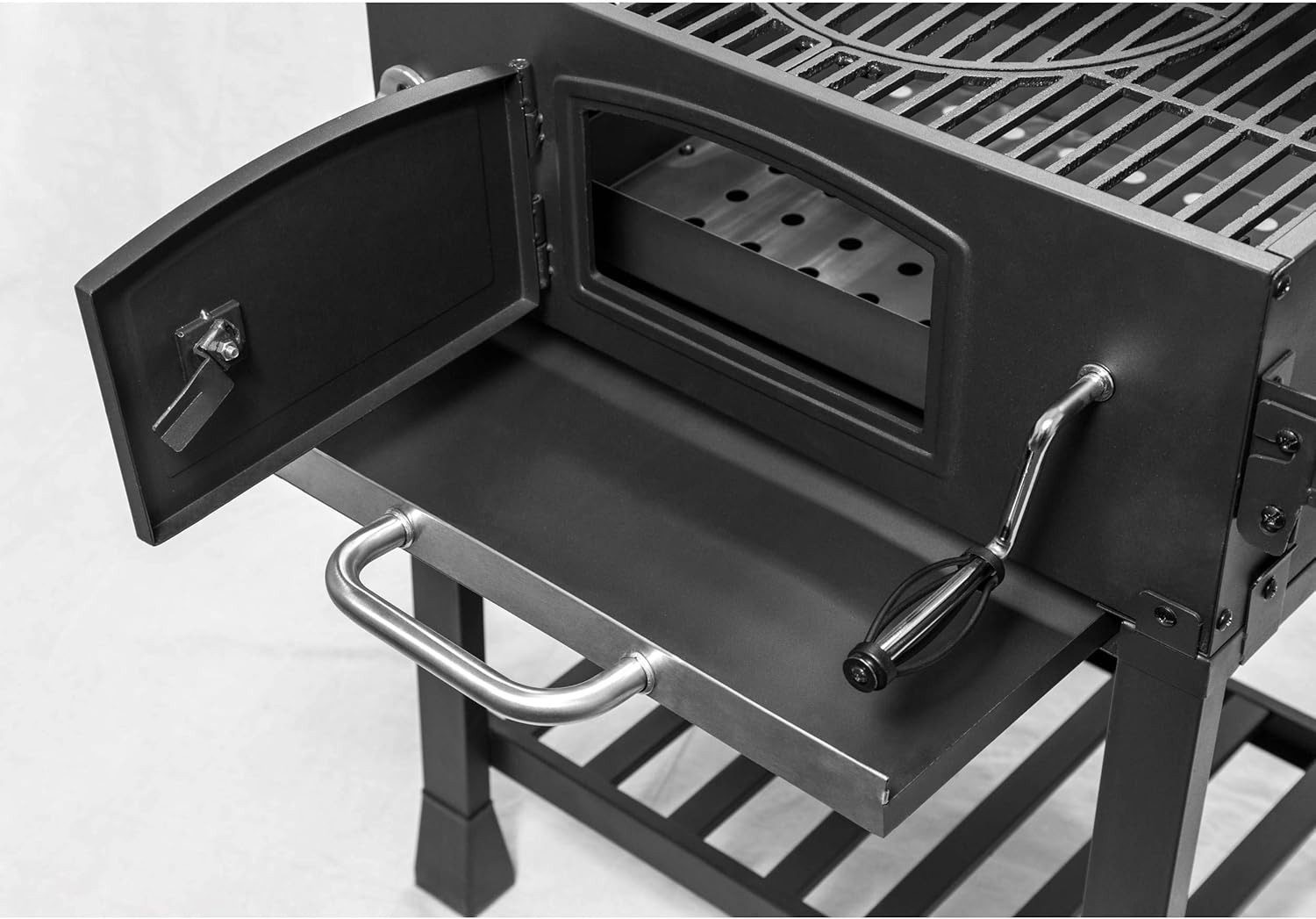 Activa Holzkohlegrill Grill Gusseisen Grillwagen Angular, Grill Gusseisen Grillwagen Angular