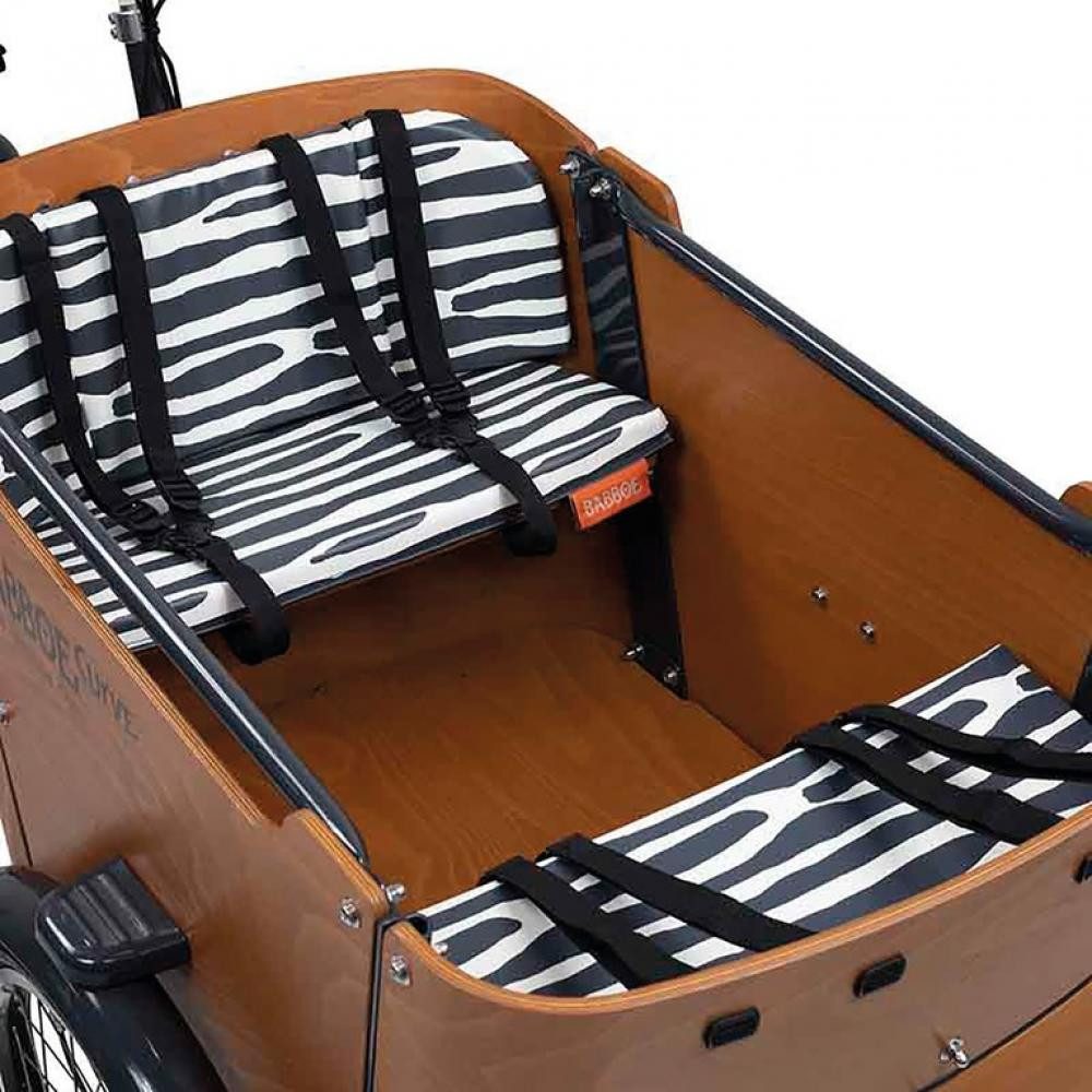 Babboe Sitzkissen Kissenset Babboe Zingy Zebra, für Curve