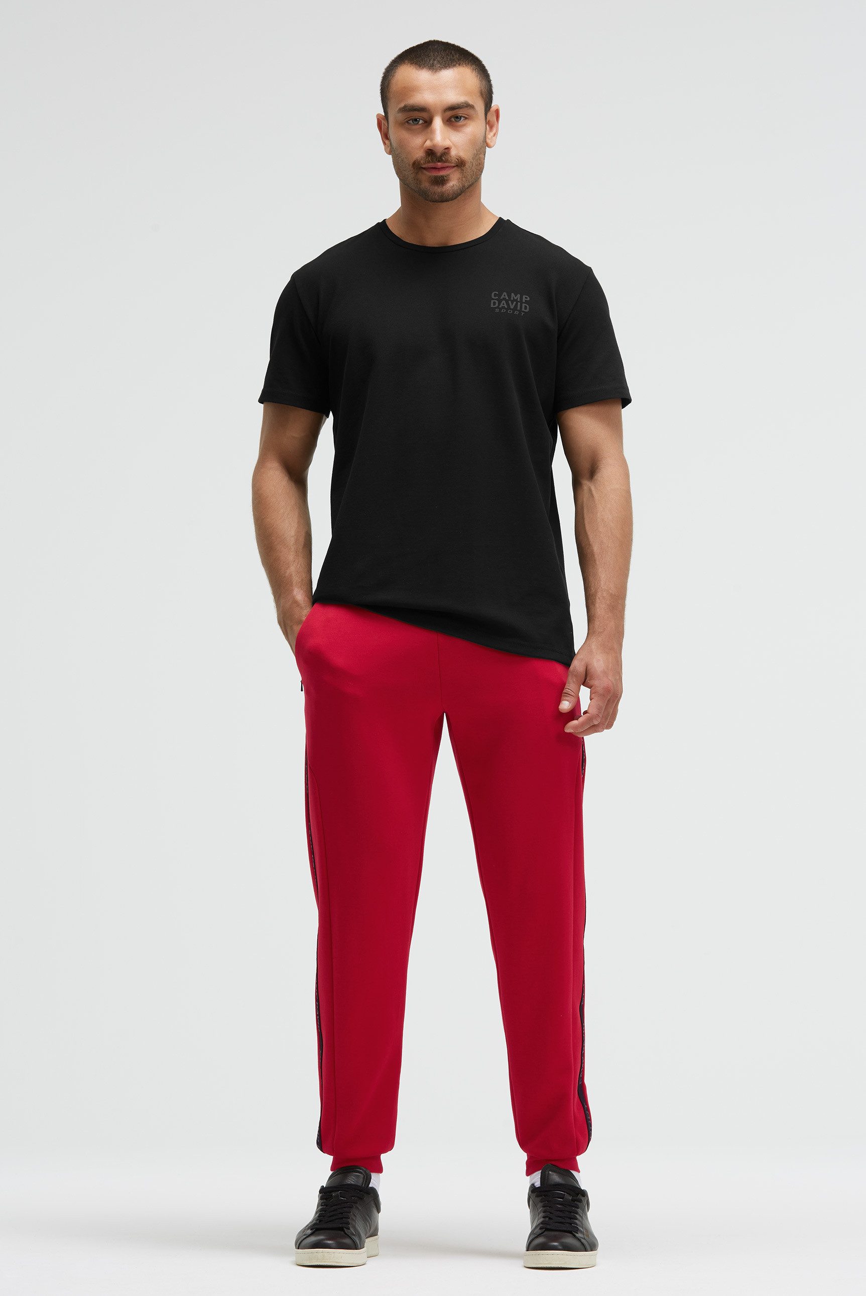 CAMP DAVID Sporthose mit Elastikbund