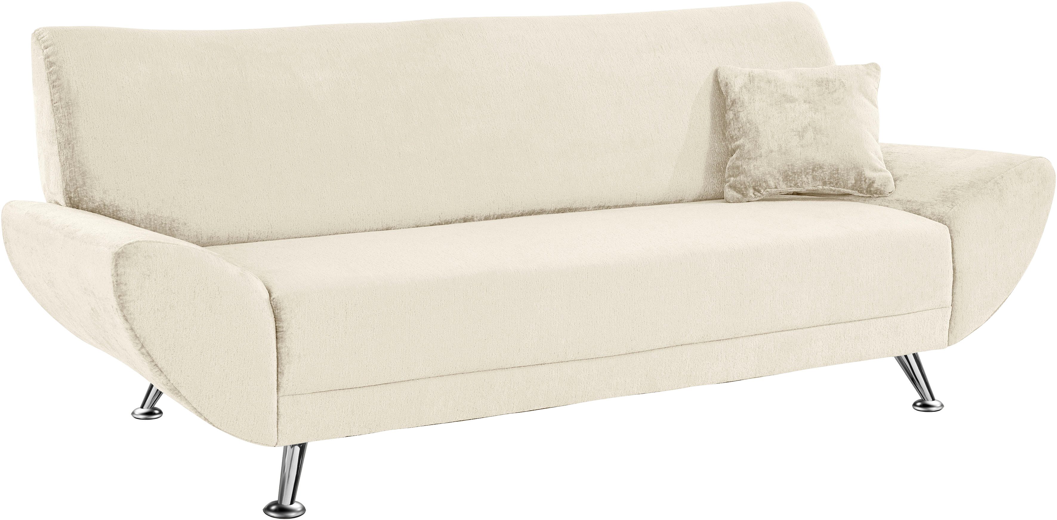 Home affaire 3-Sitzer Saltare elegant & komfortabel, toller Designfuß, bequem, Breite 205cm