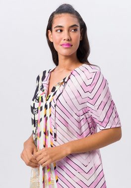 TUZZI Sommerkleid mit Tunika-Ausschnitt und Alloverprint