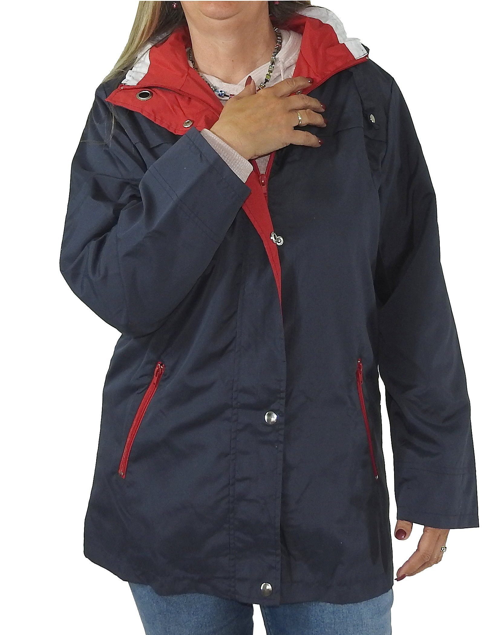 dynamic24 Outdoorjacke leicht Damen Parka Übergangsjacke Jacke Sommerjacke günstig online kaufen