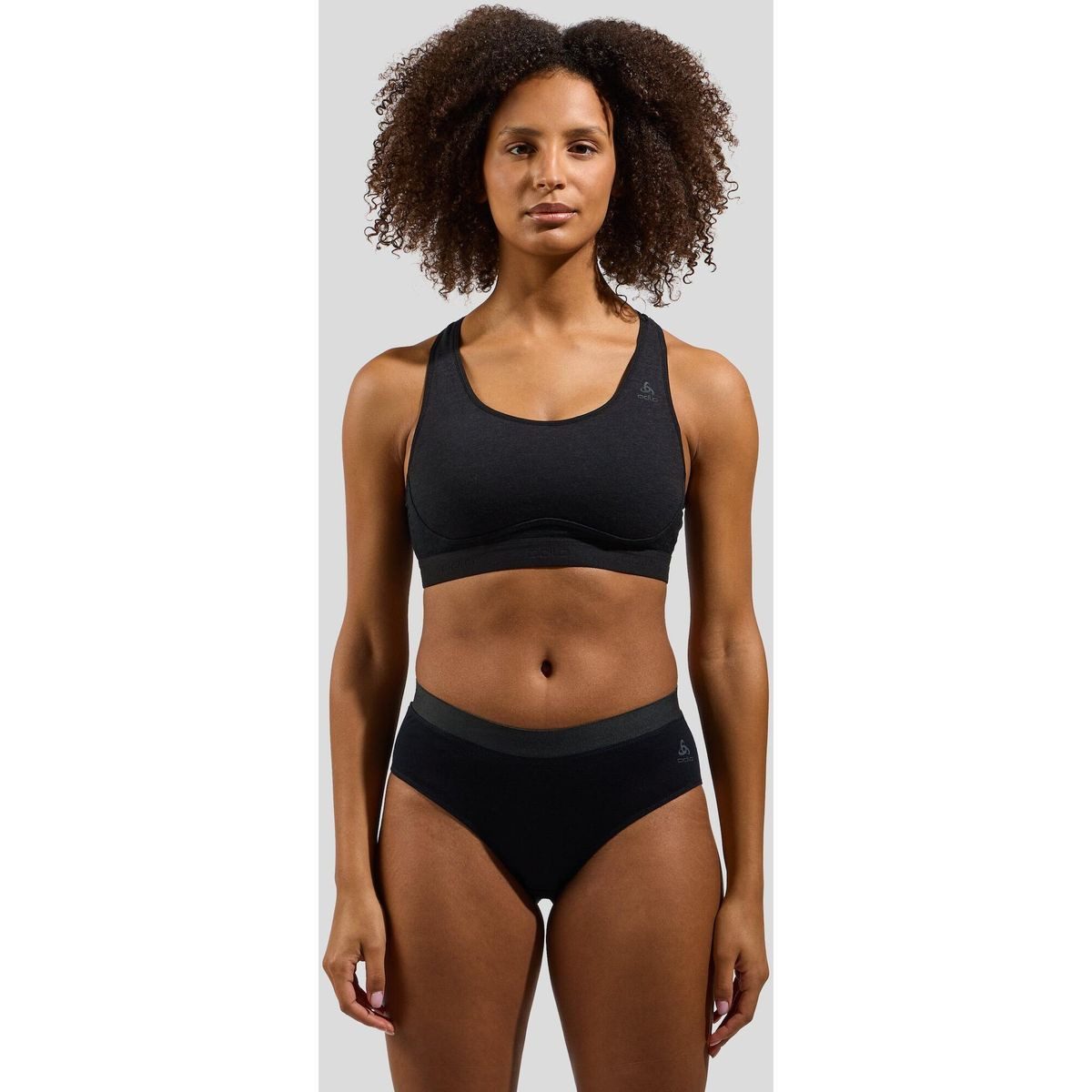 Odlo Layershirt The Ascent Performance Wool Medium Support Sports Bra Mittlerer Halt und frische Langlebigkeit dank innovativem