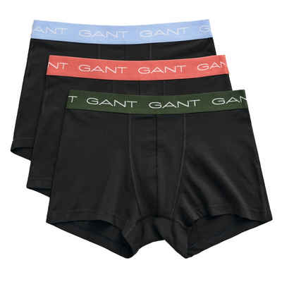 Gant Boxer Herren Trunks, 3er Pack - Boxershorts, Cotton